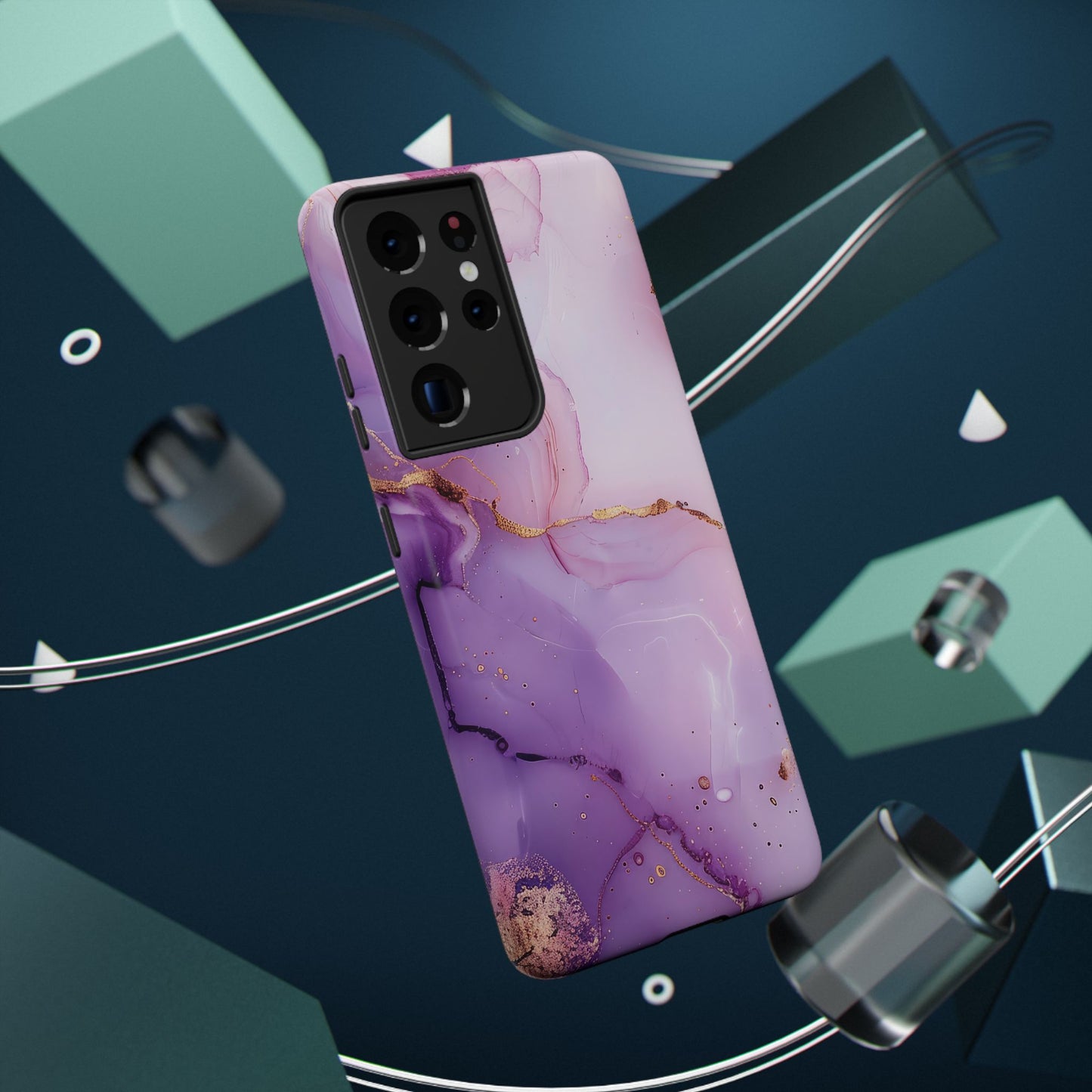 Elegant Purple Marble iPhone Case