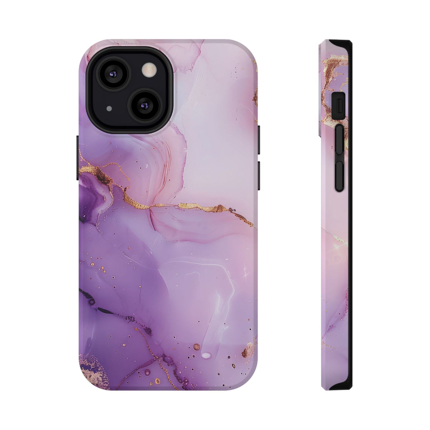 Elegant Purple Marble iPhone Case