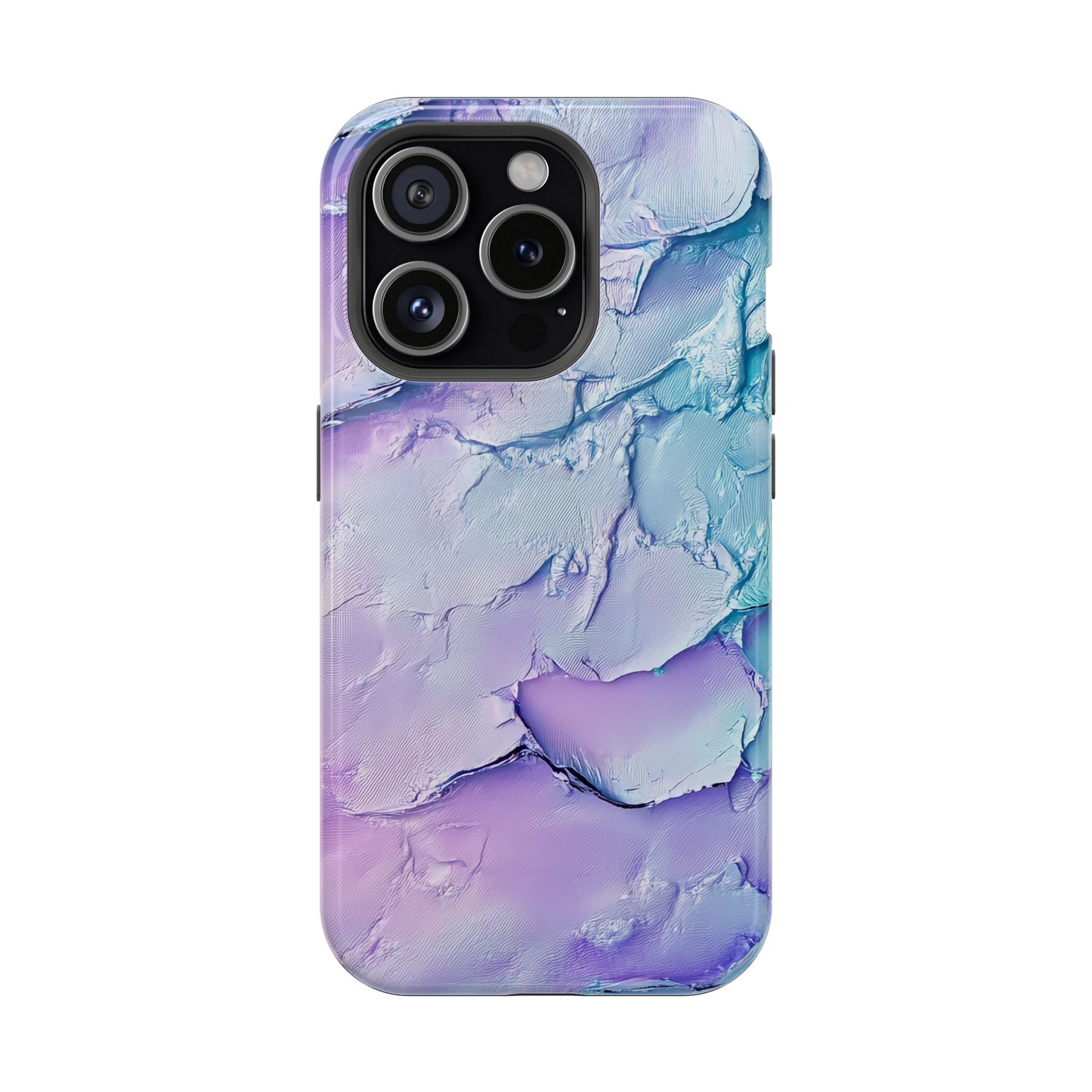 Vibrant Impact-Resistant Phone Case - Colorful Texture Design