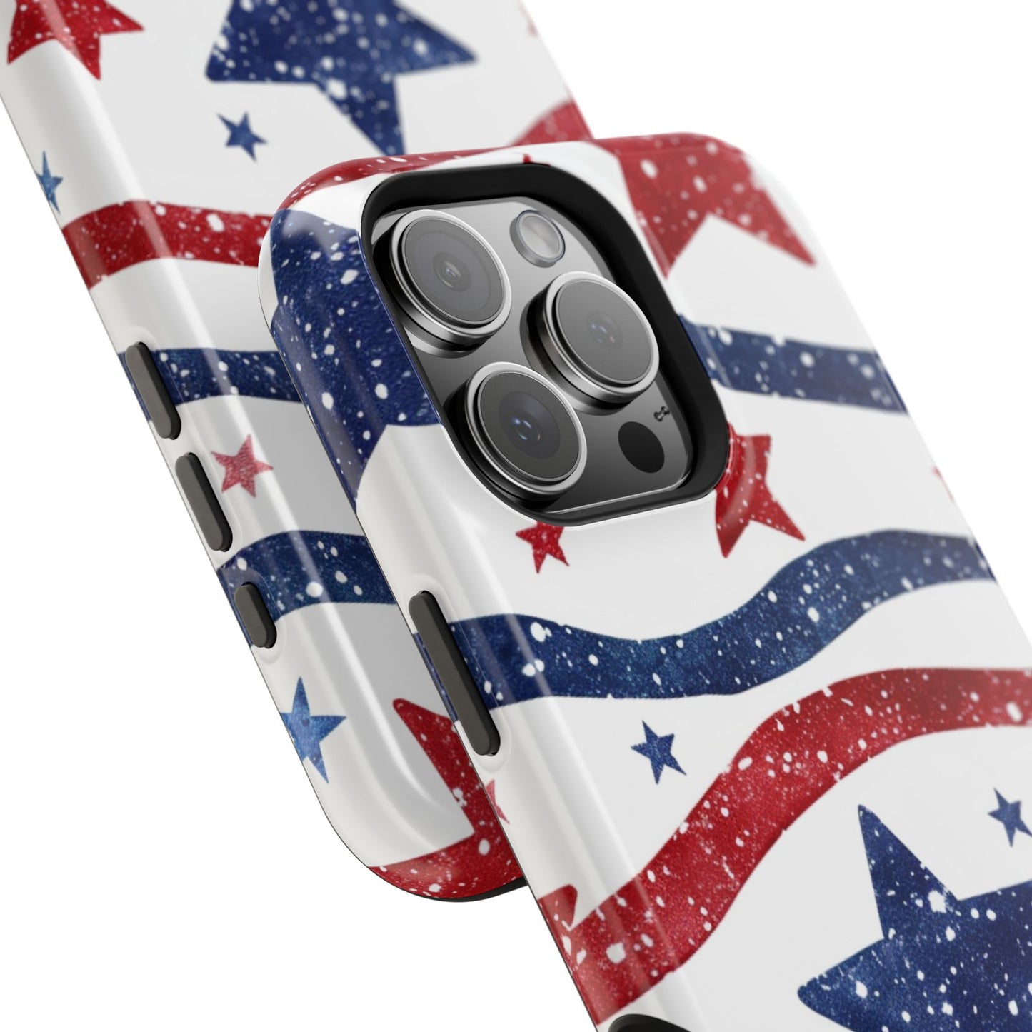 Stars & Stripes Design Impact-Resistant Phone Case