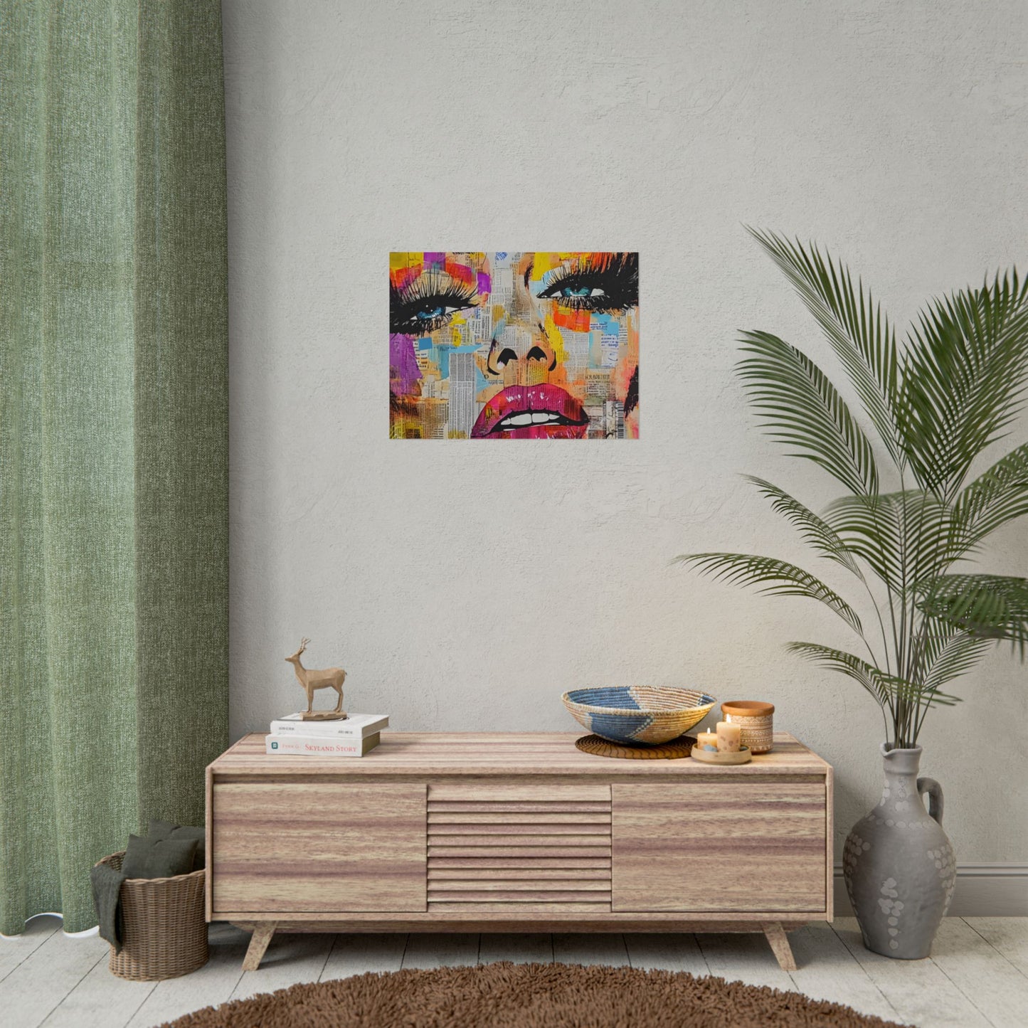 Pop Culture Woman 1 -Vibrant Art Prints, Fashion Poster,