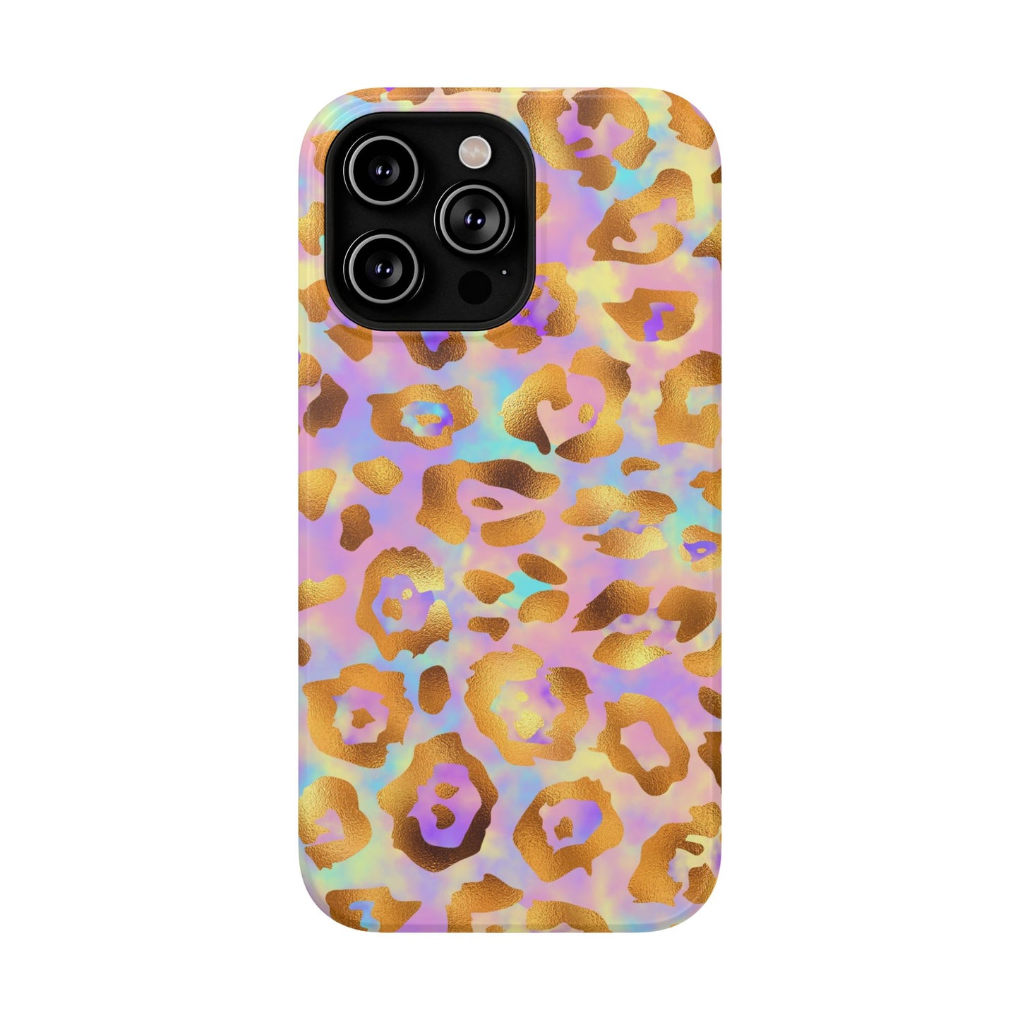 Leopard Print Impact-Resistant Phone Case