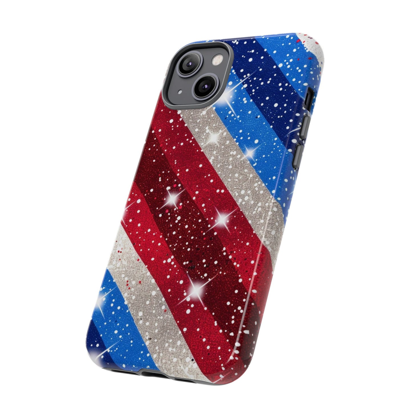 Glittery Patriotic Phone Case - Tough Cases