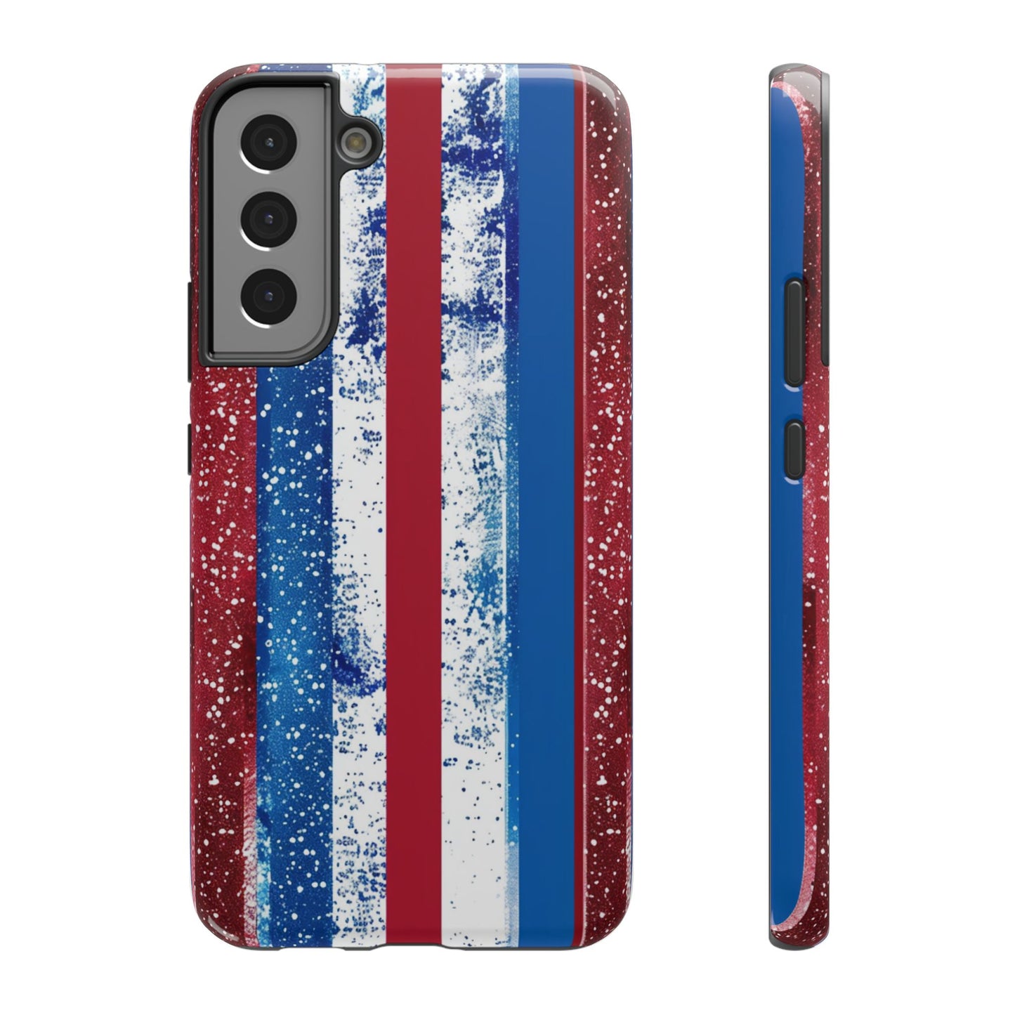 Patriotic Stripes Impact-Resistant Phone Case