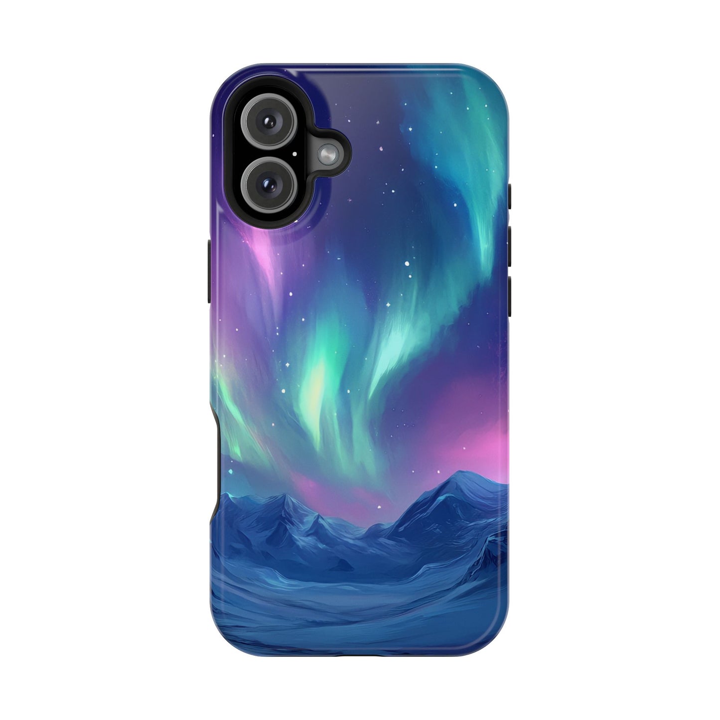 Aurora Borealis Impact-Resistant Phone Case - Colorful Northern Lights Design-2