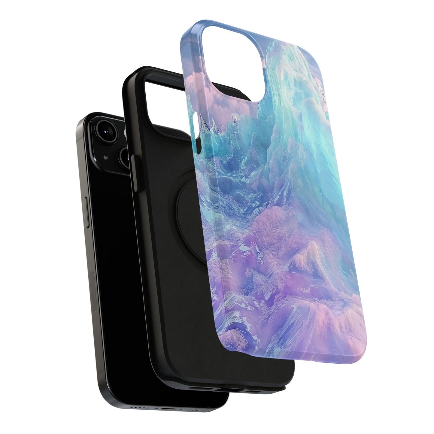 Phone Case - Colorful Abstract Waves Design
