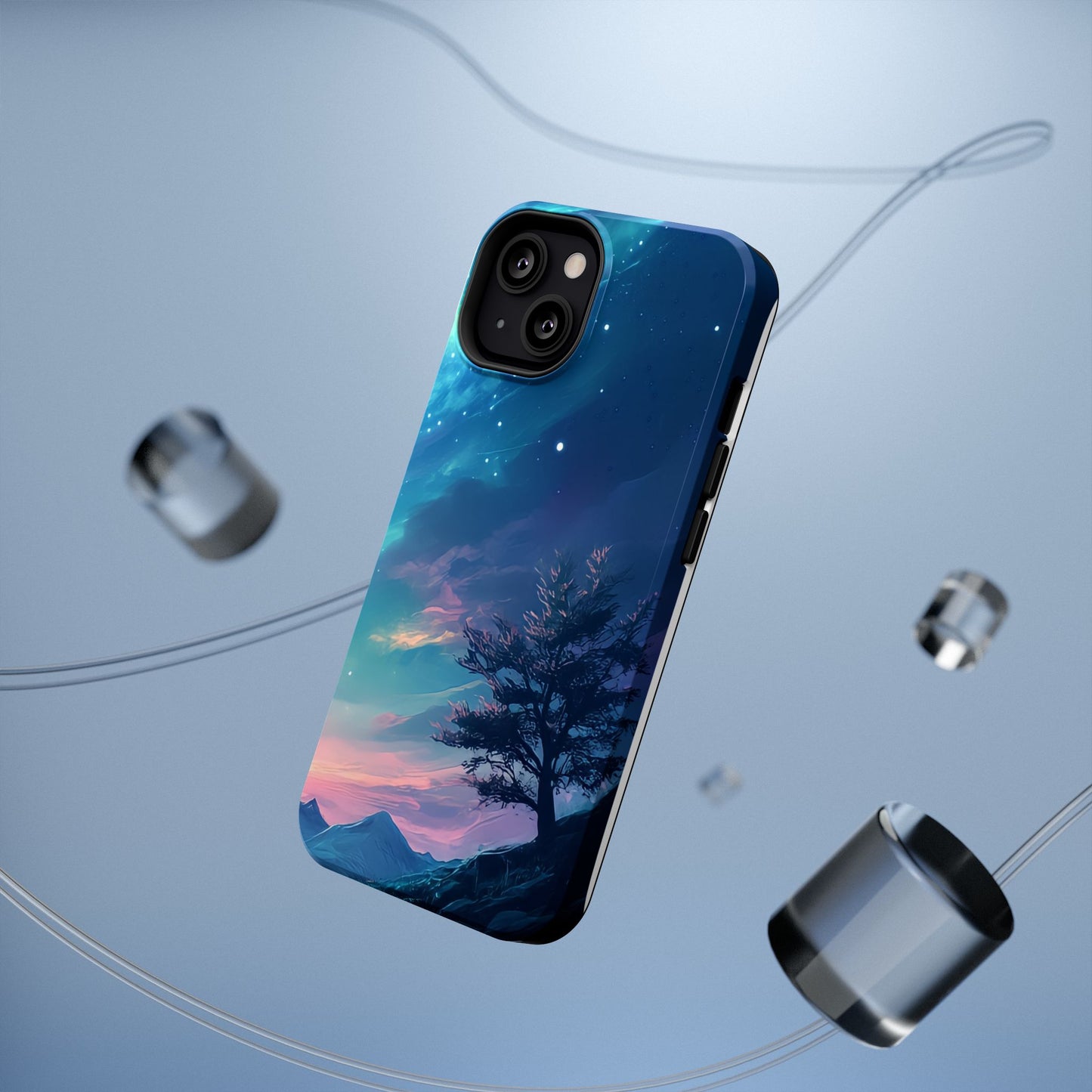 Stunning Galaxy Tree Impact-Resistant Phone Case