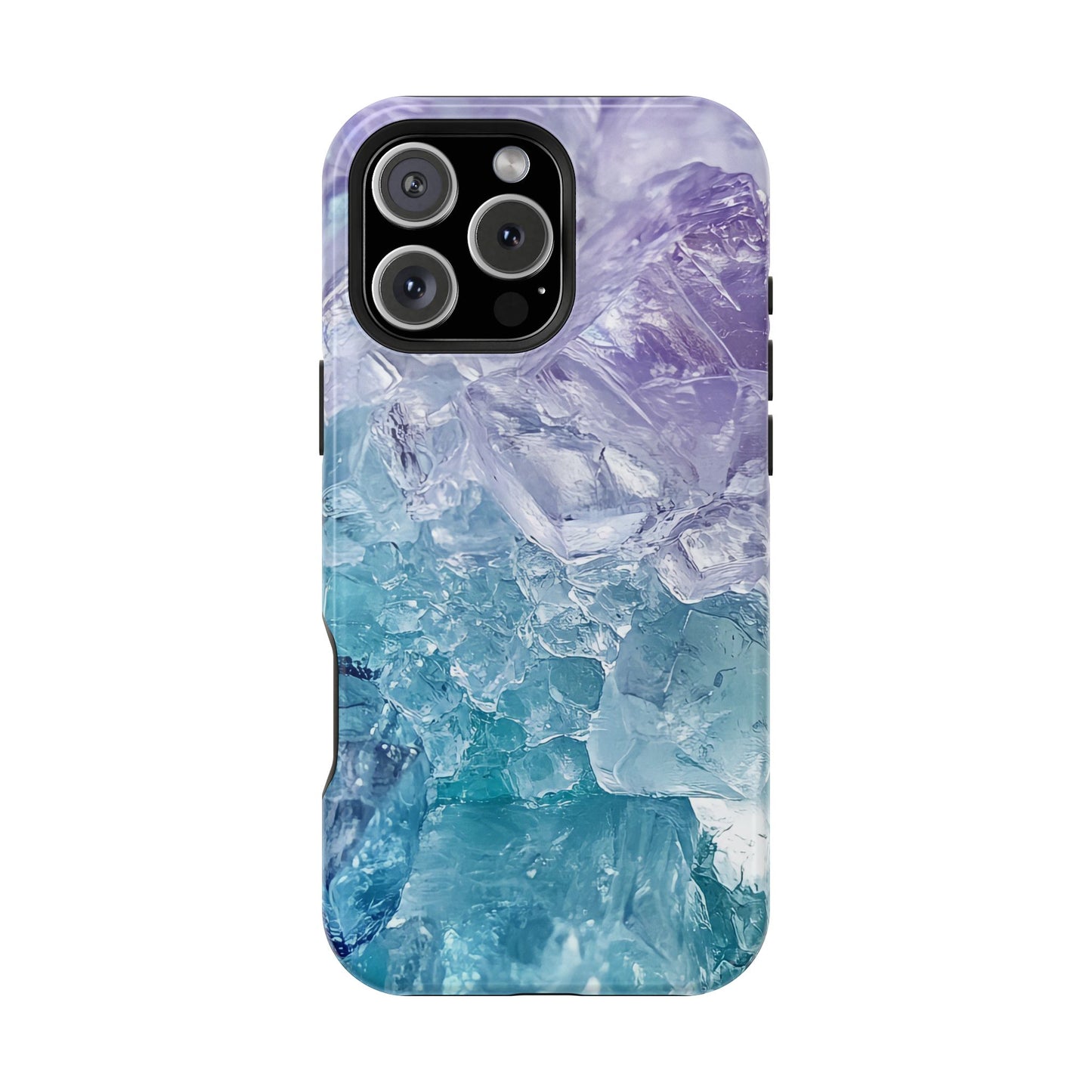 Crystal-Patterned Impact-Resistant Phone Case | Stylish Protection for Adventurers