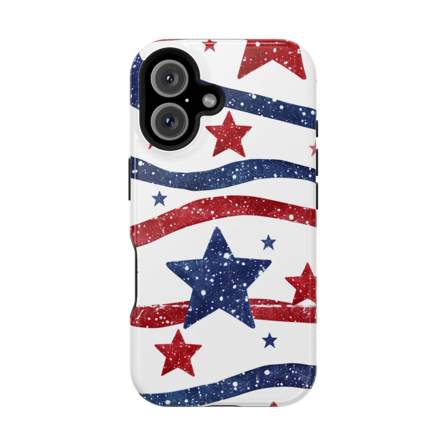 Stars & Stripes Design Impact-Resistant Phone Case