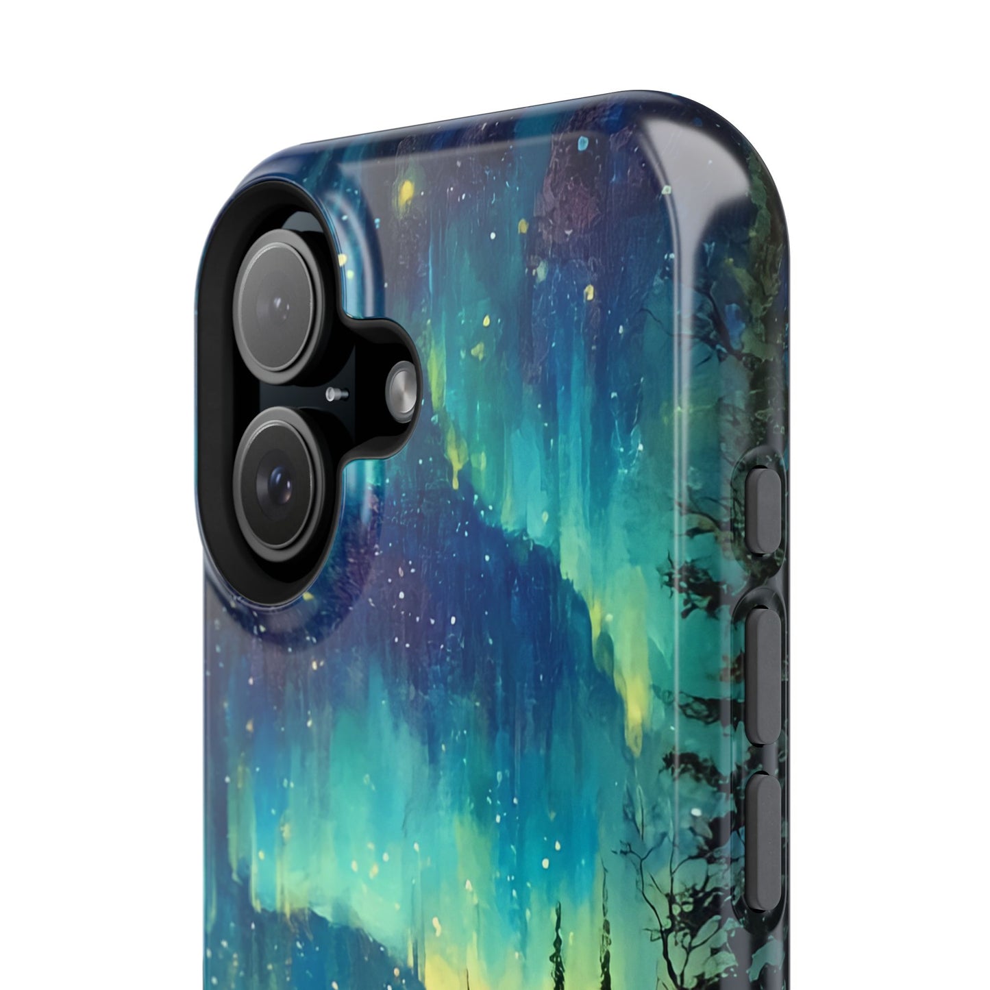 Aurora Borealis Impact-Resistant Phone Case - Durable Protection with Stunning Northern Lights Design
