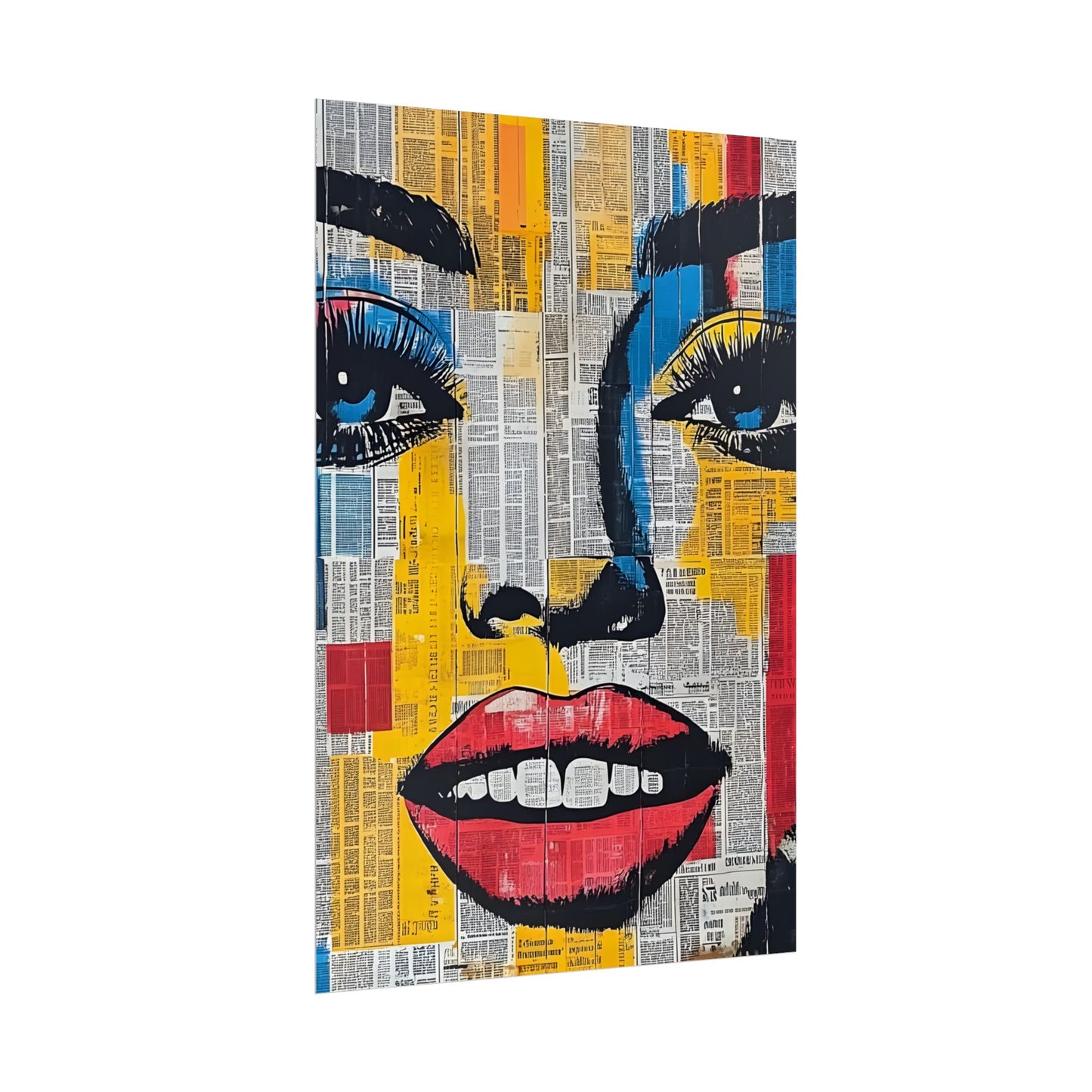 Poster Wall Art - Retro Pop Culture Woman 18 Comic Book Style