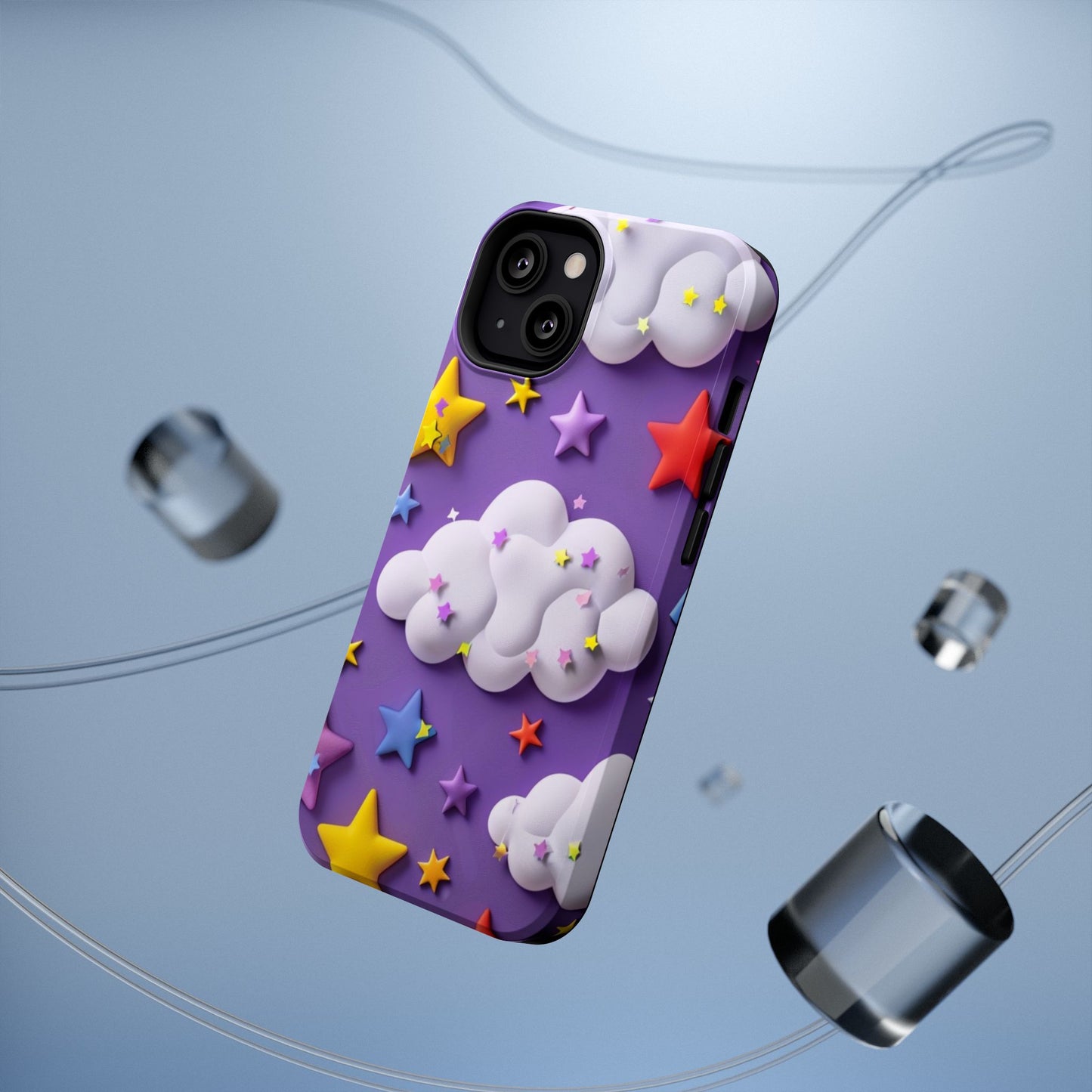 Colorful Cloud & Star Phone Case