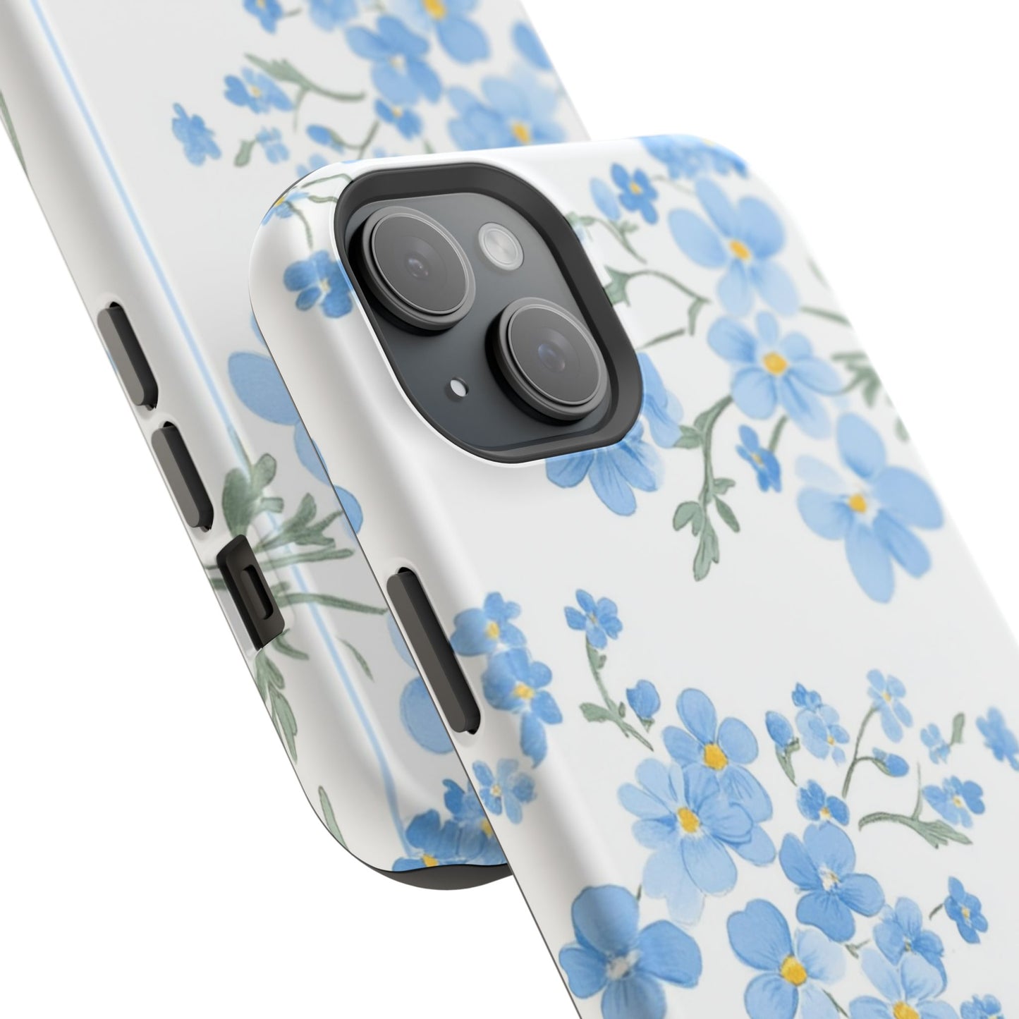 Blue Flower Design Floral Phone Case