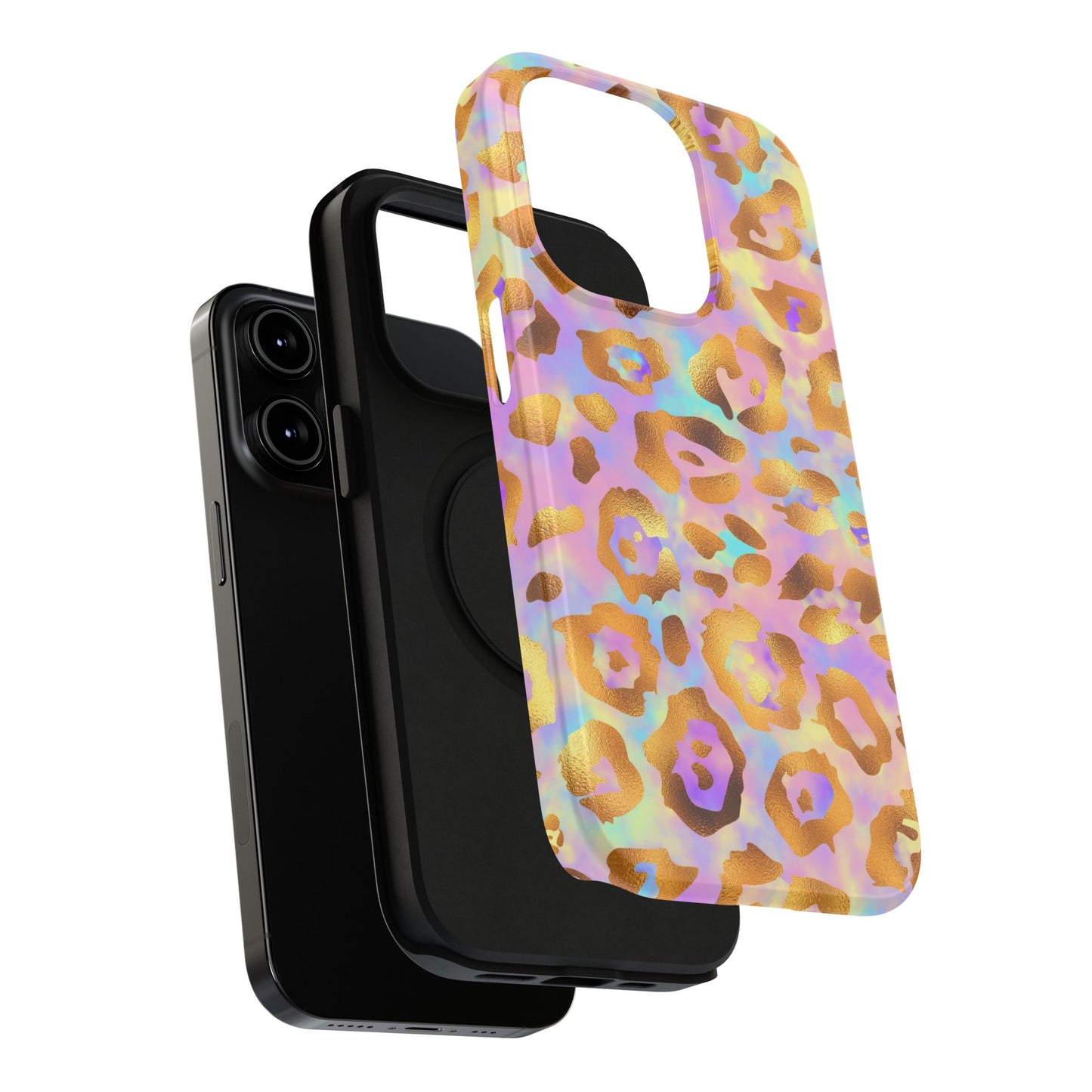 Leopard Print Impact-Resistant Phone Case