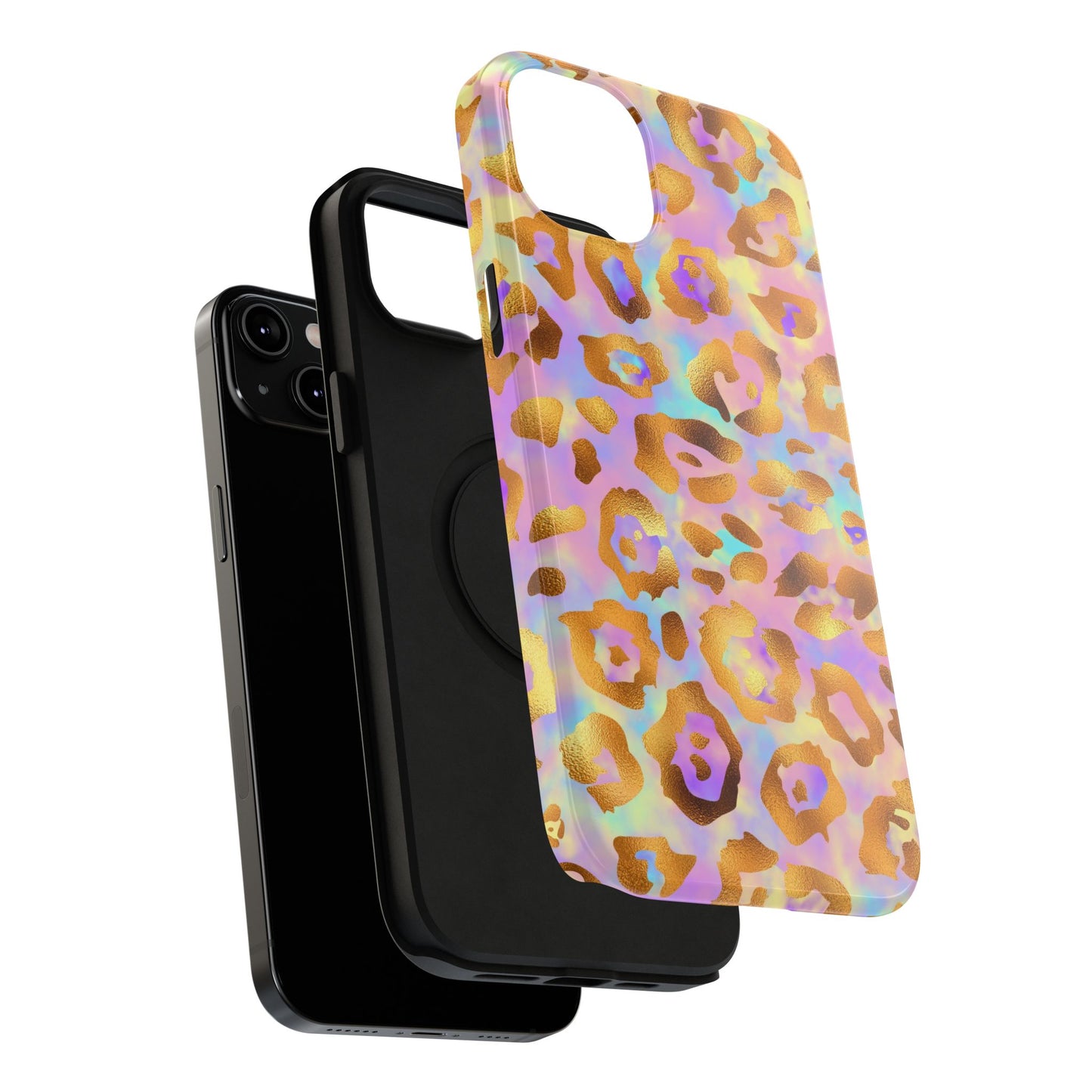 Leopard Print Impact-Resistant Phone Case
