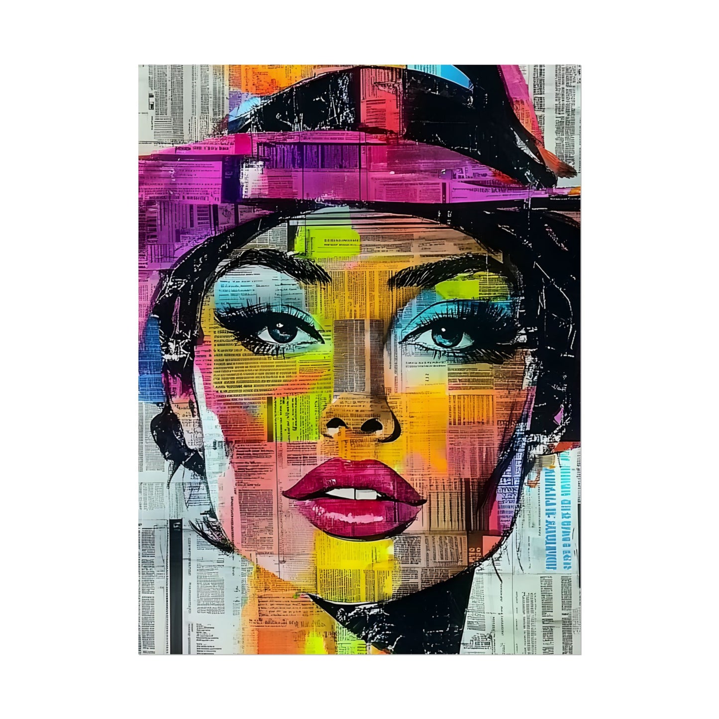 Retro Pop Culture Woman 9 - Wall Art, Retro Art