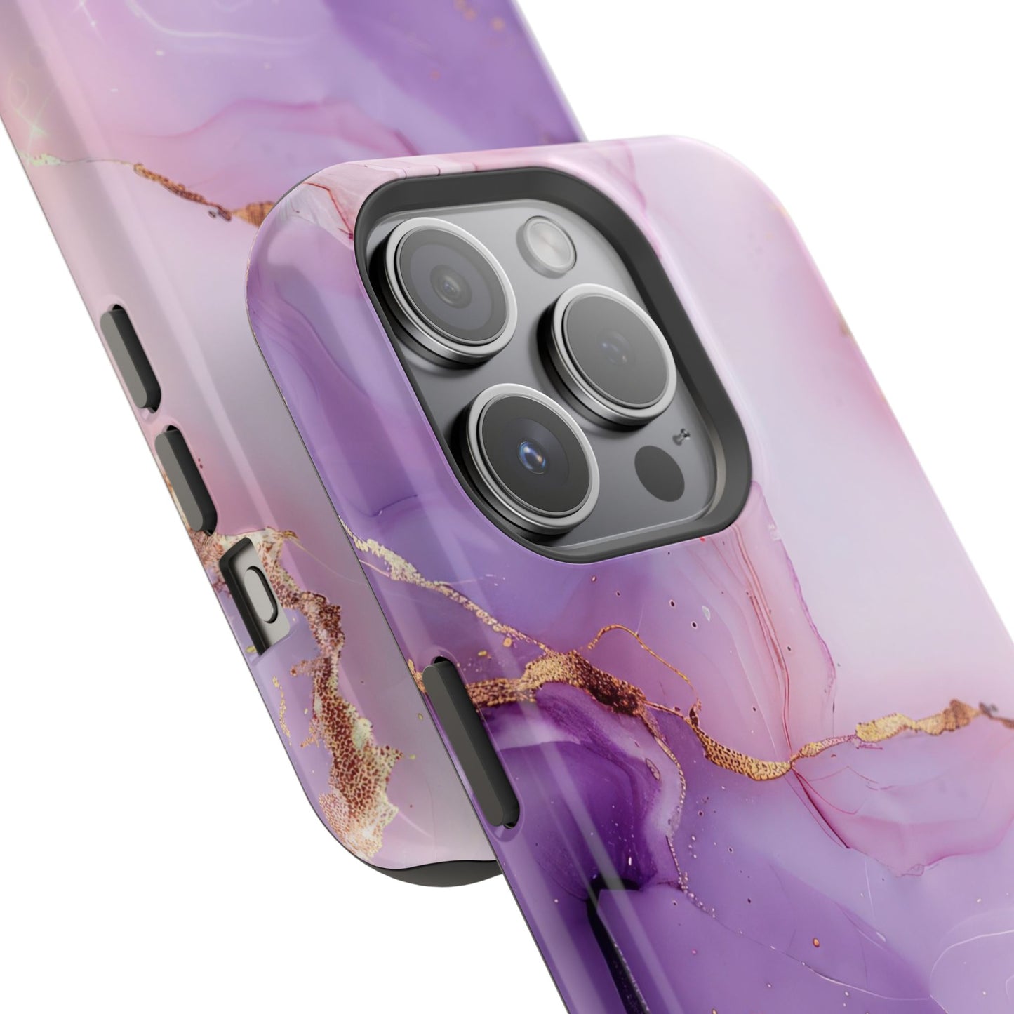 Elegant Purple Marble iPhone Case
