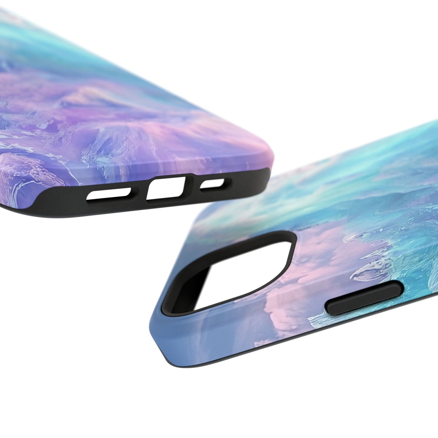 Phone Case - Colorful Abstract Waves Design