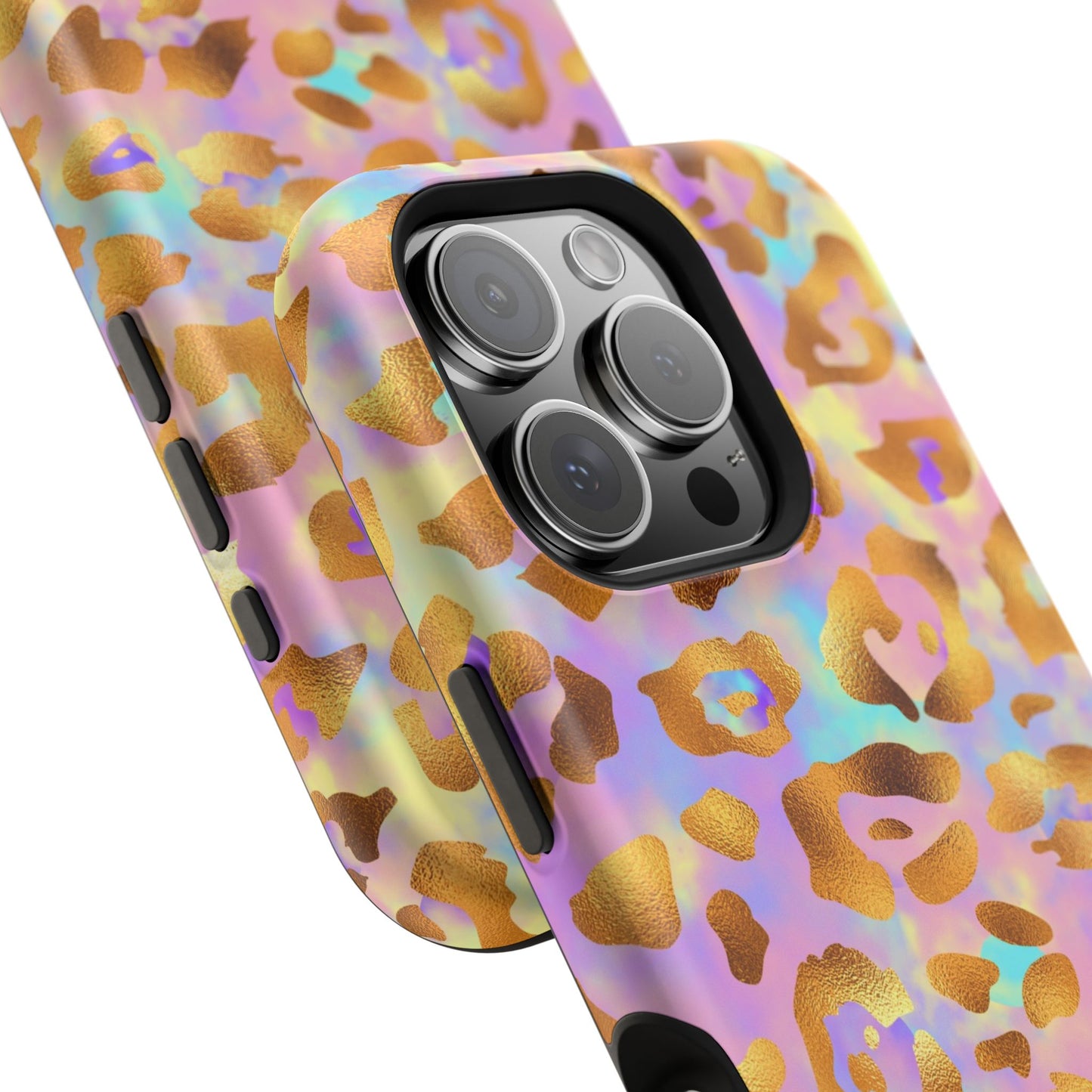Leopard Print Impact-Resistant Phone Case