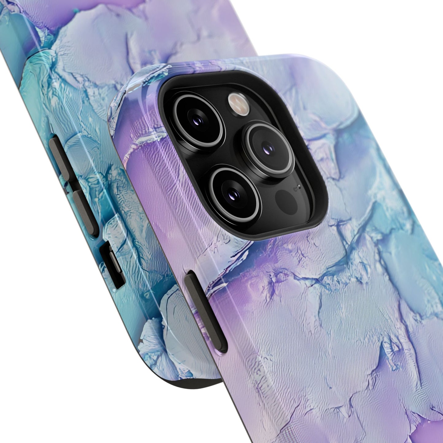 Vibrant Impact-Resistant Phone Case - Colorful Texture Design