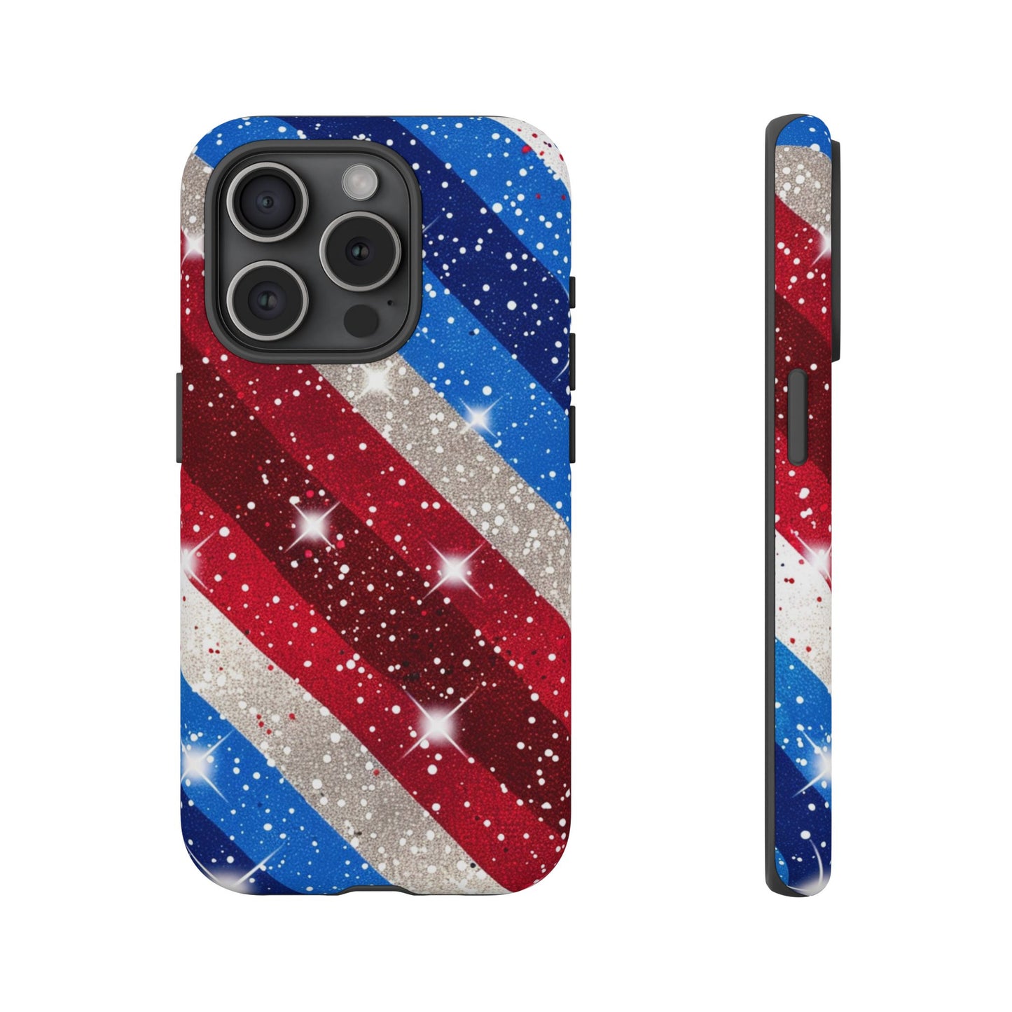 Glittery Patriotic Phone Case - Tough Cases
