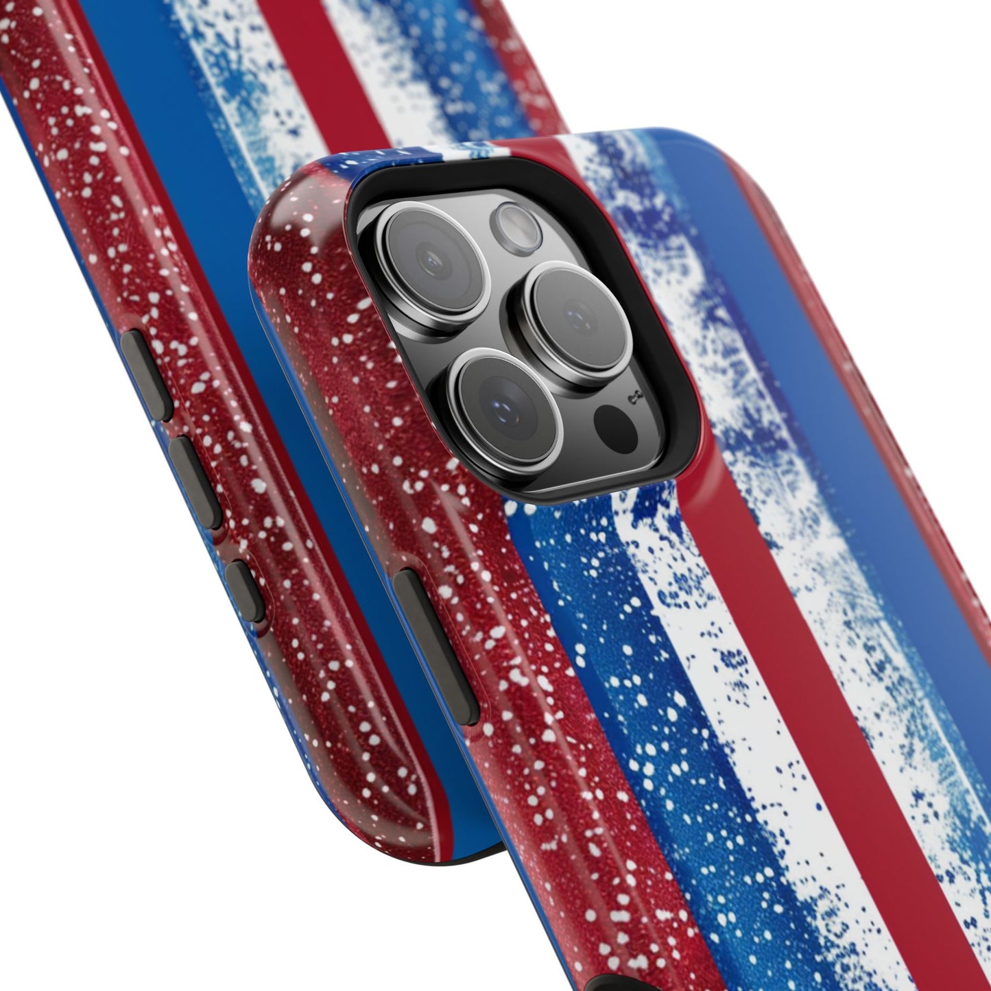 Patriotic Stripes Impact-Resistant Phone Case