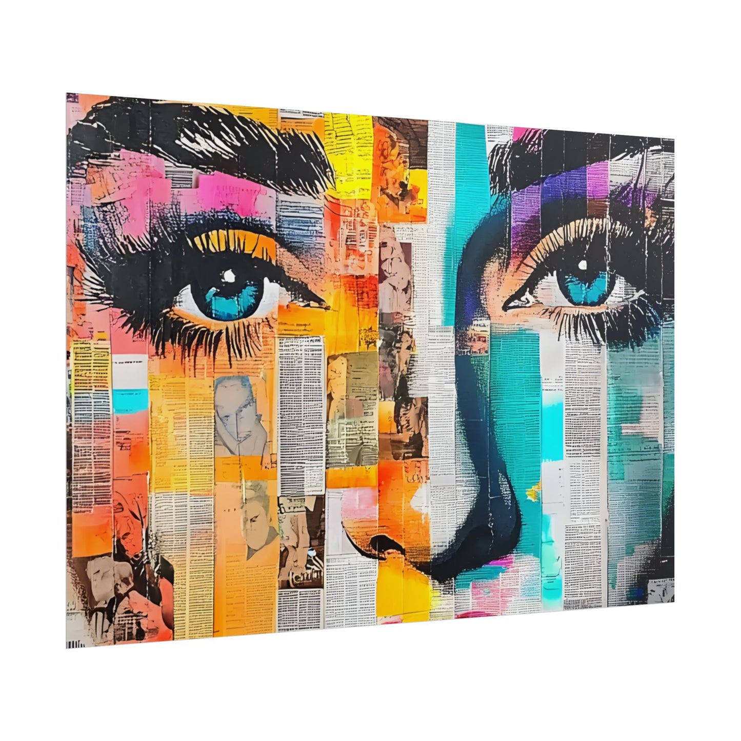 Retro Pop Culture Woman 6-Vibrant Art Wall Decor