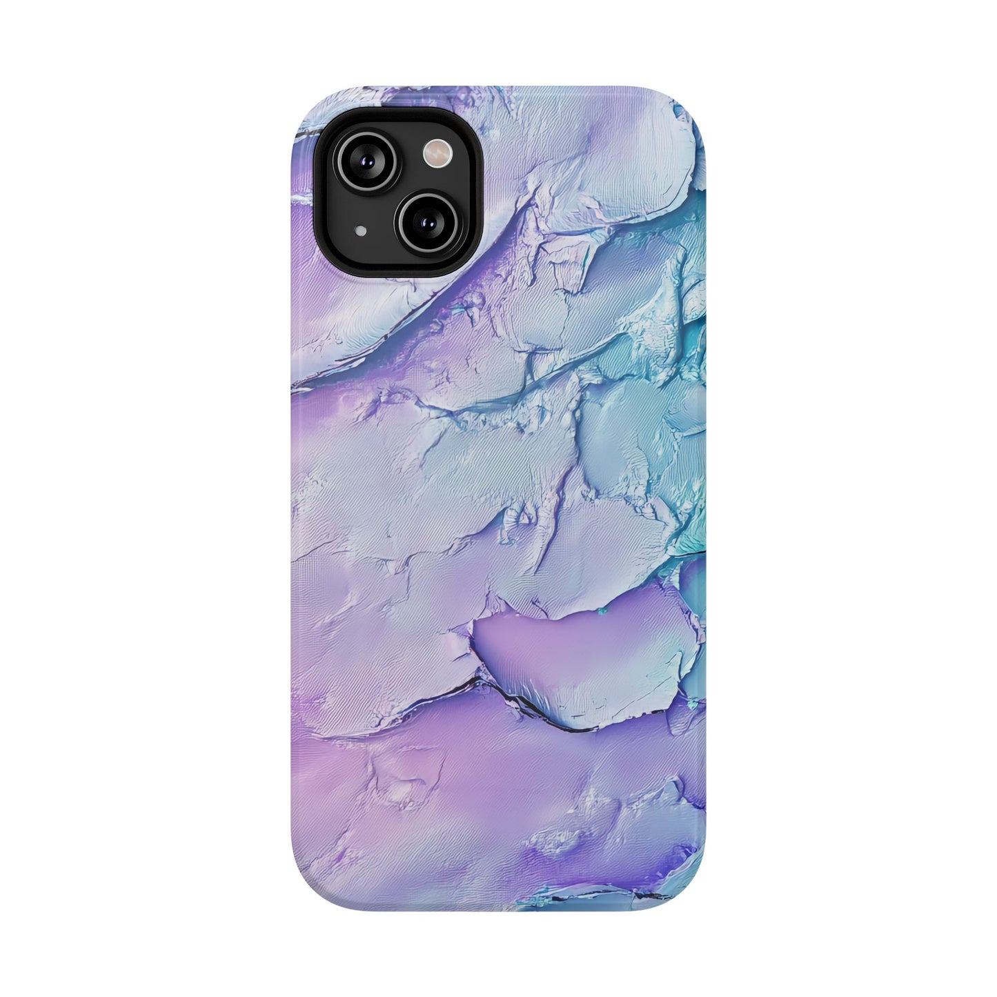 Vibrant Impact-Resistant Phone Case - Colorful Texture Design