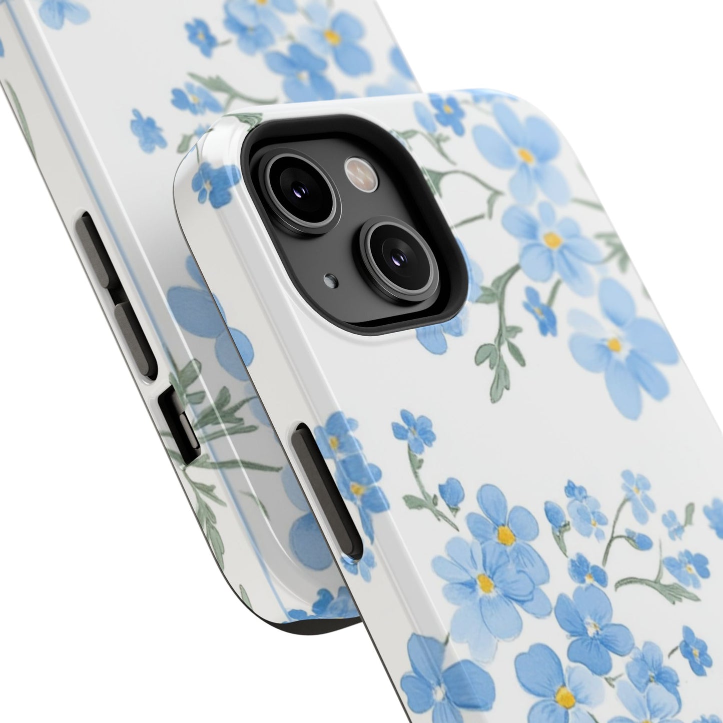Blue Flower Design Floral Phone Case