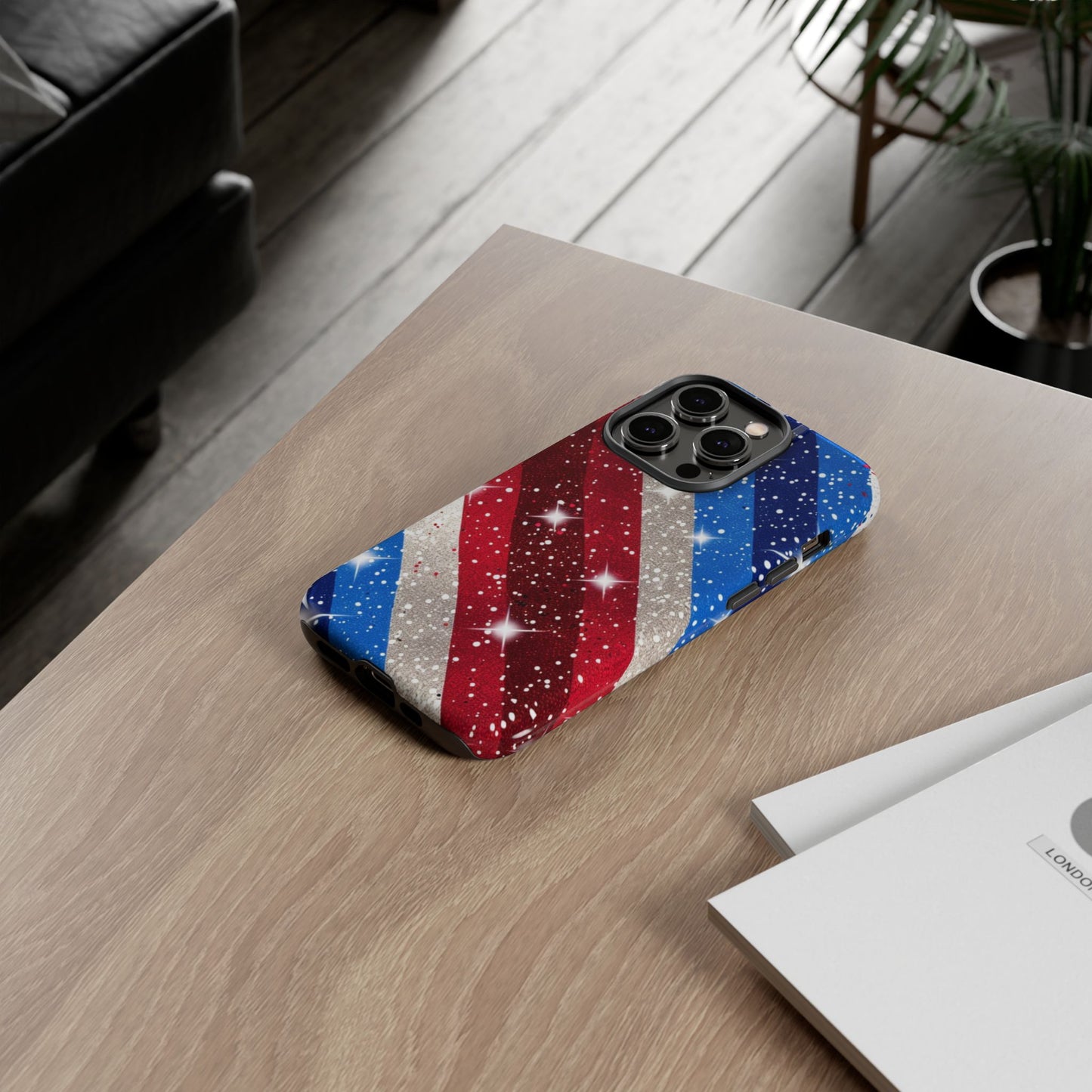 Glittery Patriotic Phone Case - Tough Cases