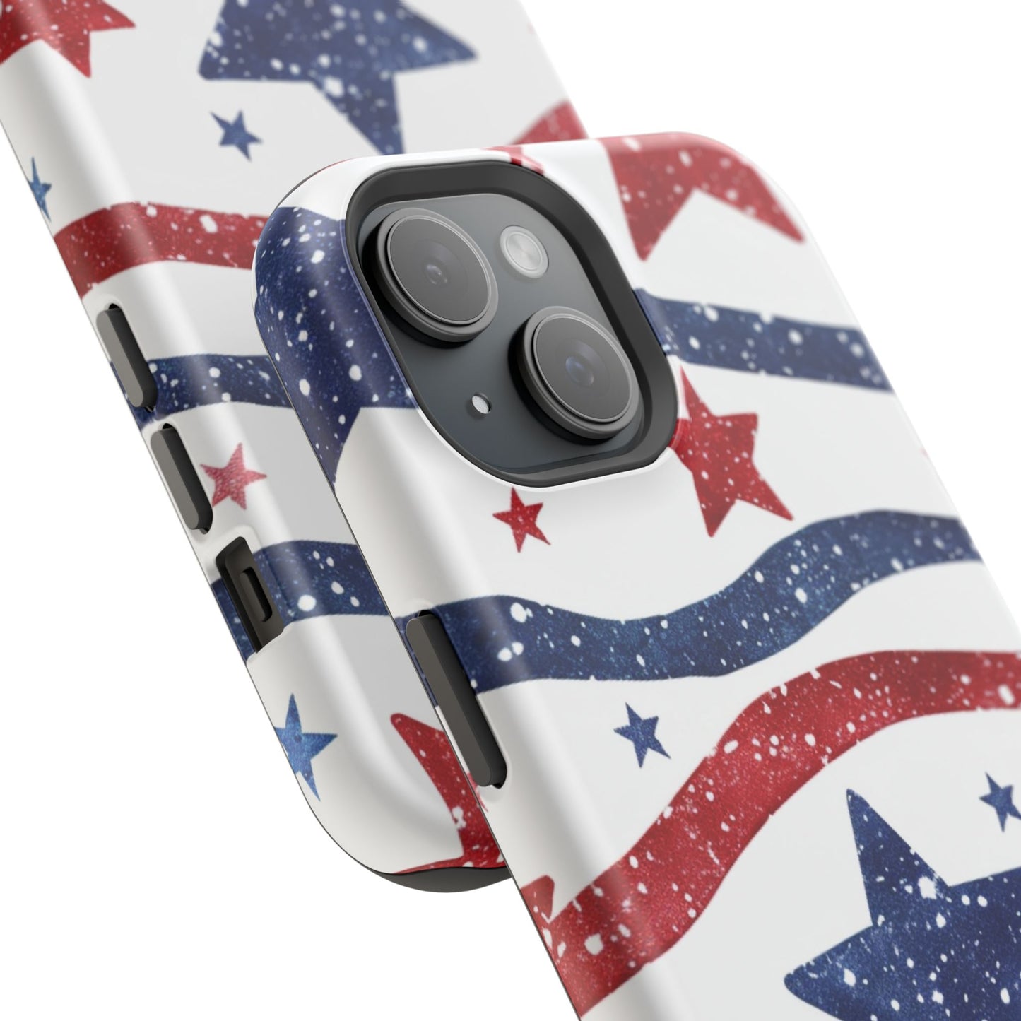 Stars & Stripes Design Impact-Resistant Phone Case