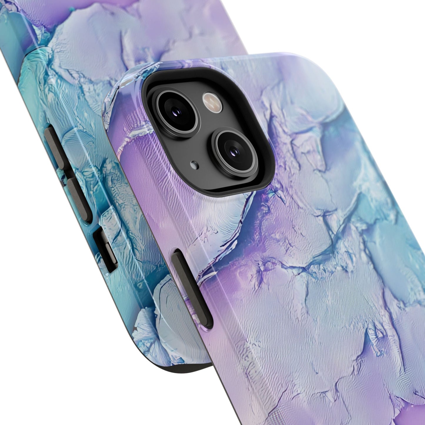 Vibrant Impact-Resistant Phone Case - Colorful Texture Design