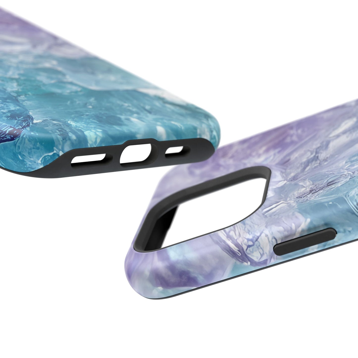 Crystal-Patterned Impact-Resistant Phone Case | Stylish Protection for Adventurers