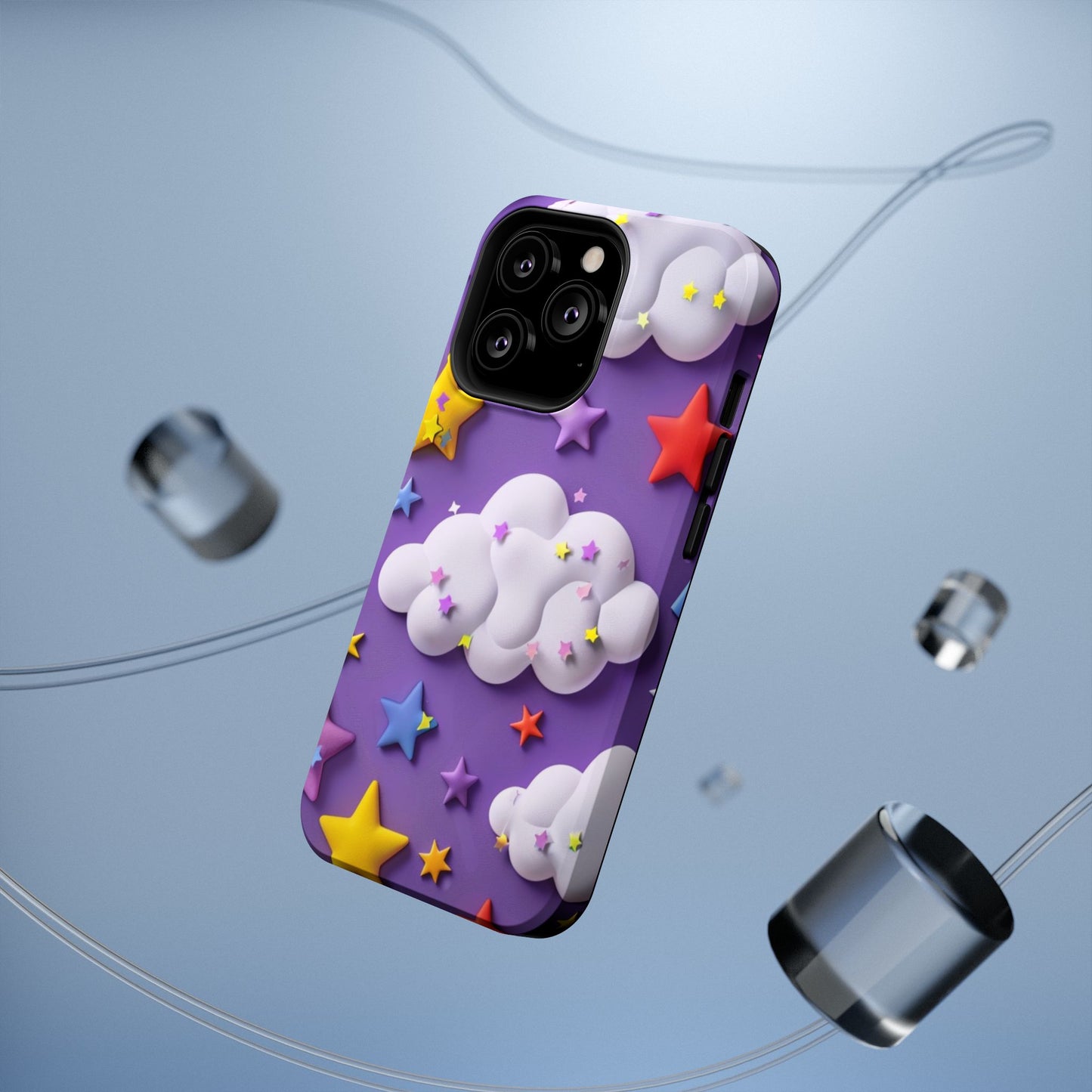 Colorful Cloud & Star Phone Case