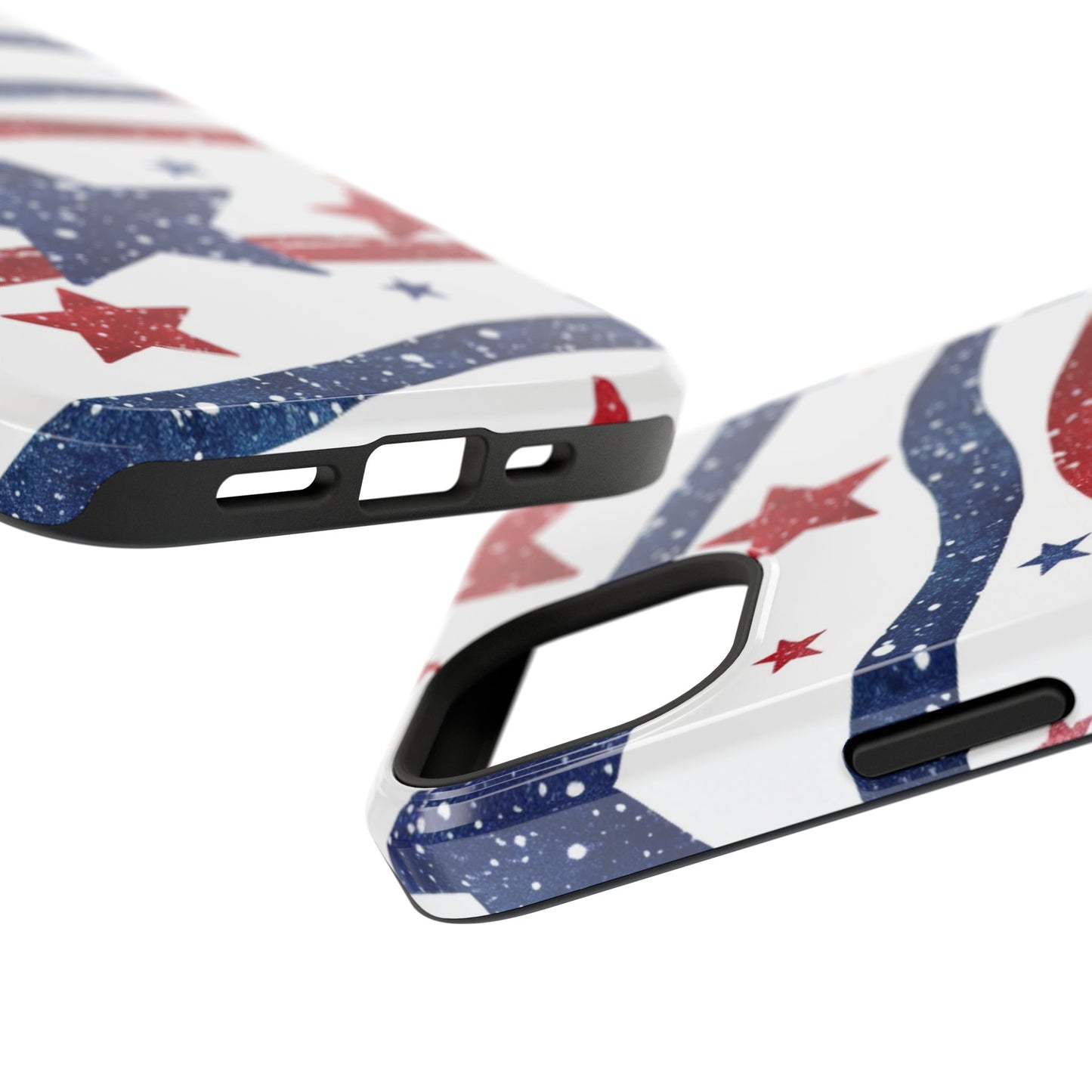 Stars & Stripes Design Impact-Resistant Phone Case