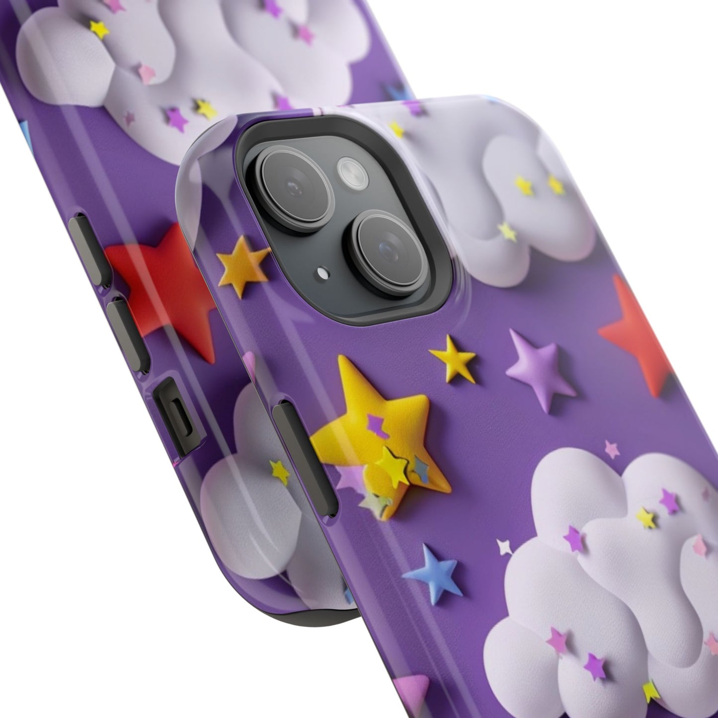 Colorful Cloud & Star Phone Case