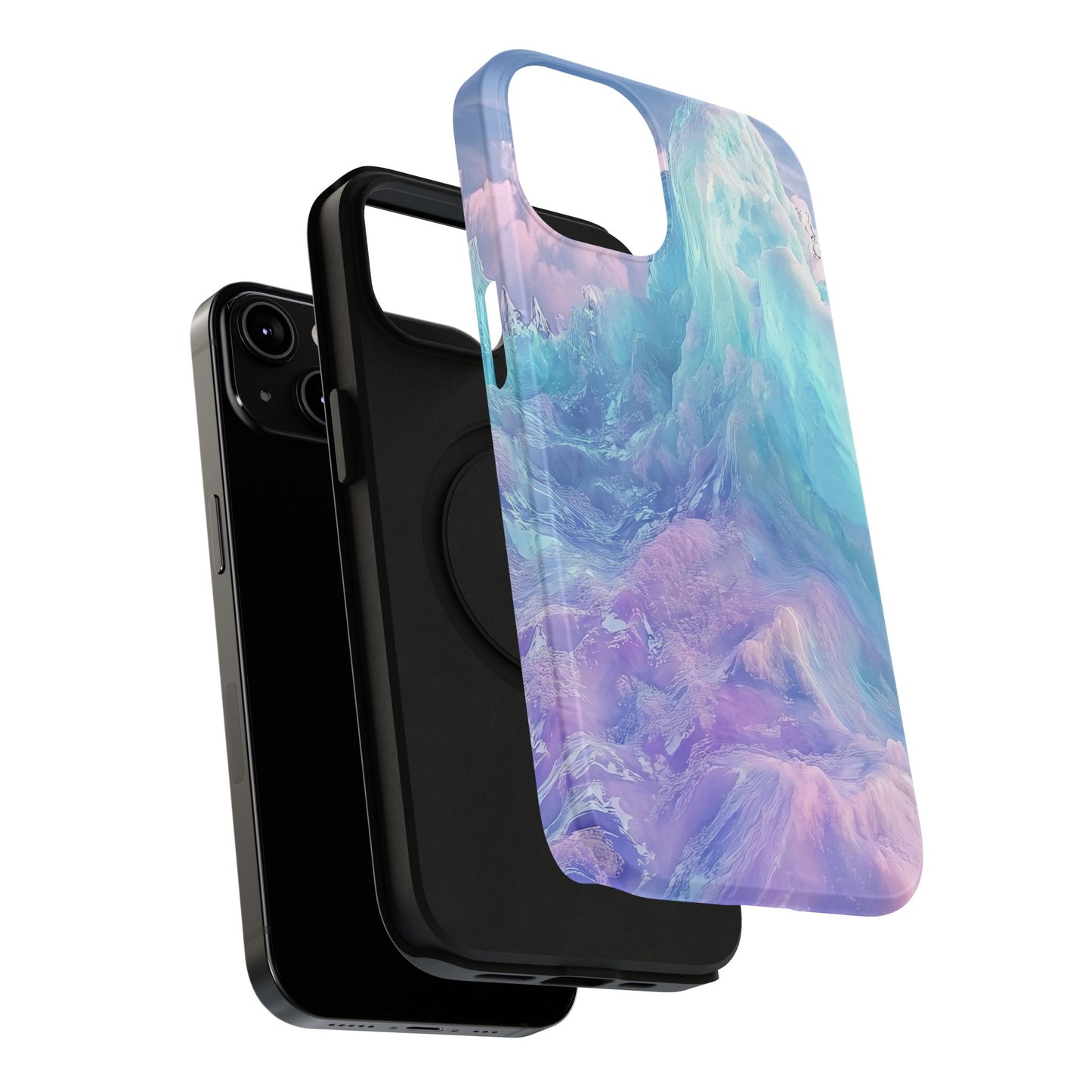 Phone Case - Colorful Abstract Waves Design