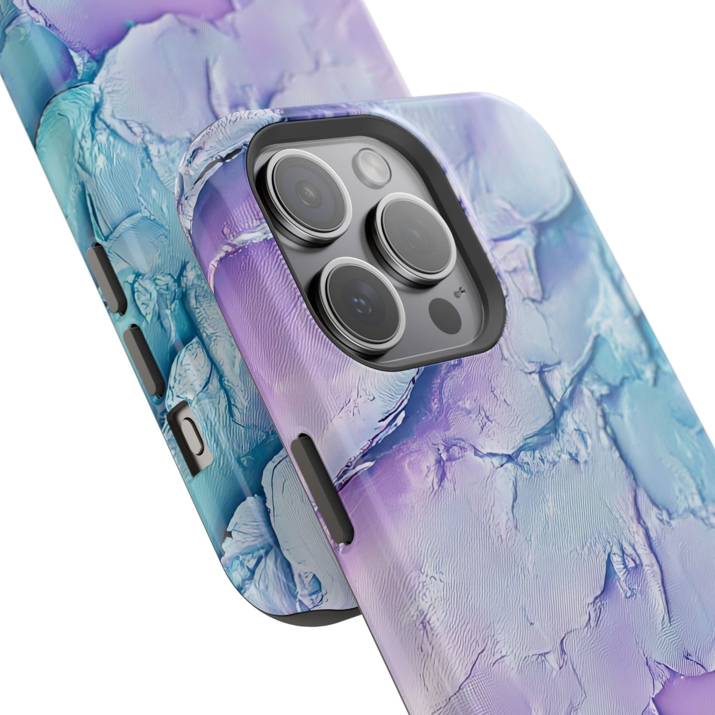 Vibrant Impact-Resistant Phone Case - Colorful Texture Design
