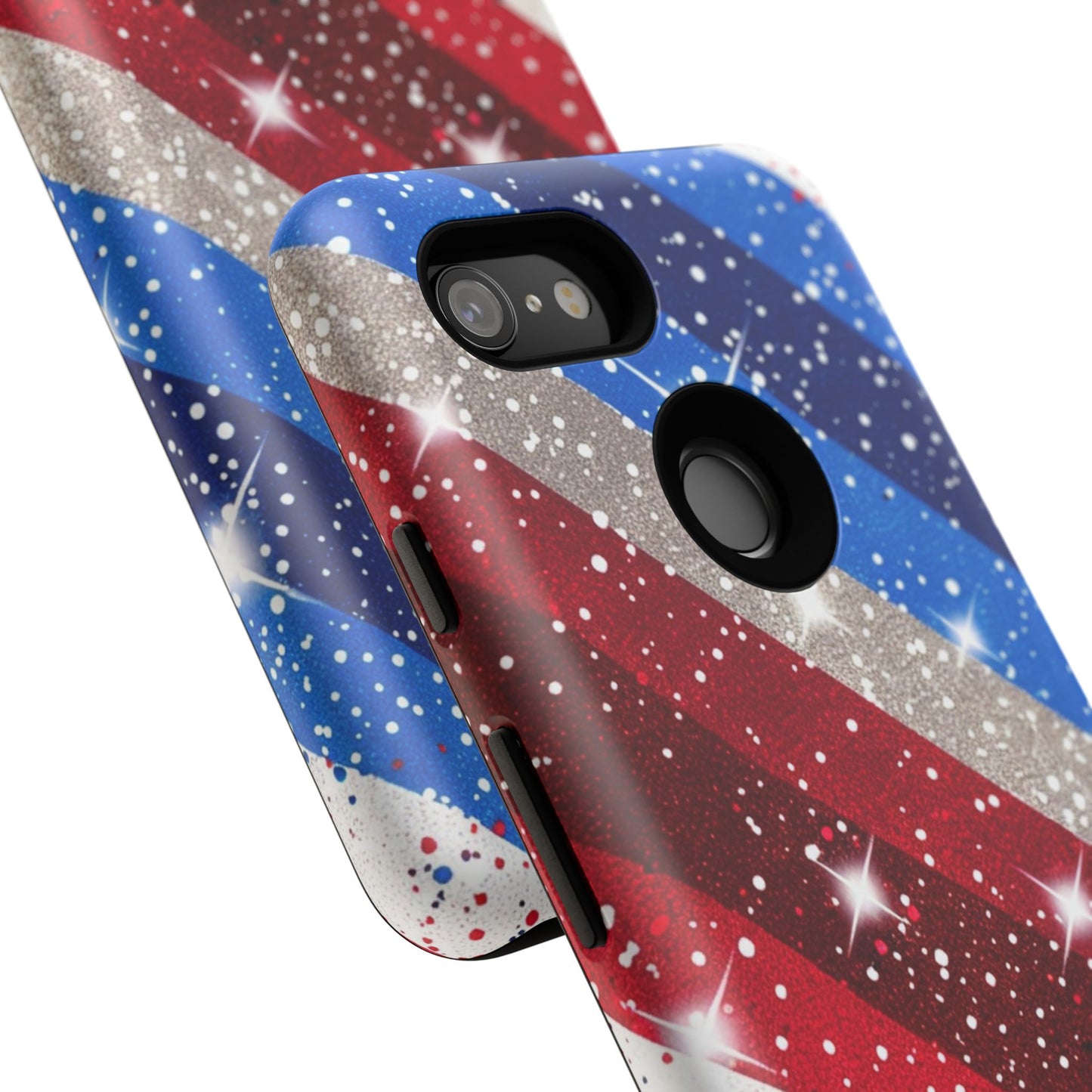 Glittery Patriotic Phone Case - Tough Cases
