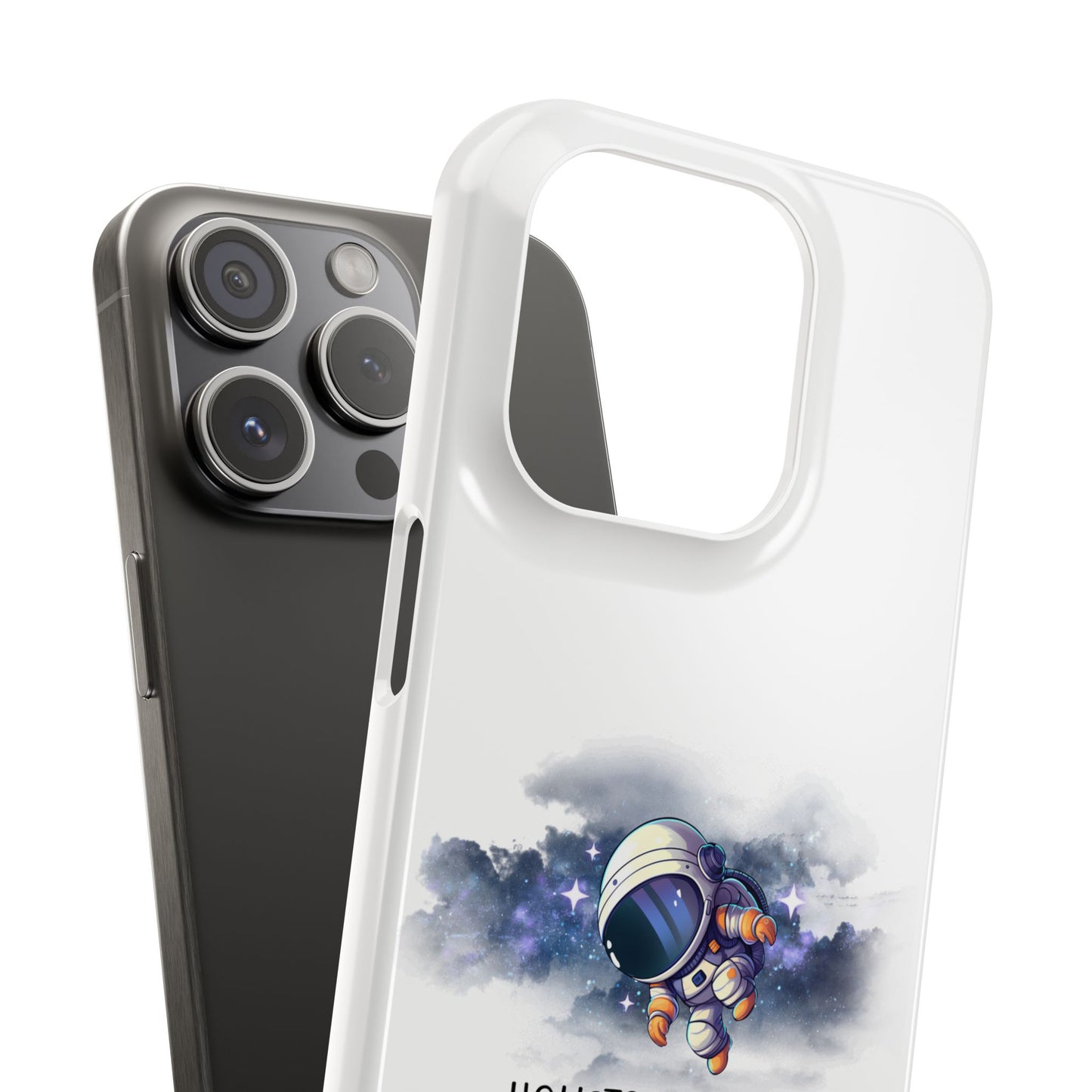 Houston, I Have So Many Problems Slim Phone Case | Cute Astronaut Design | Gift for Space Lovers