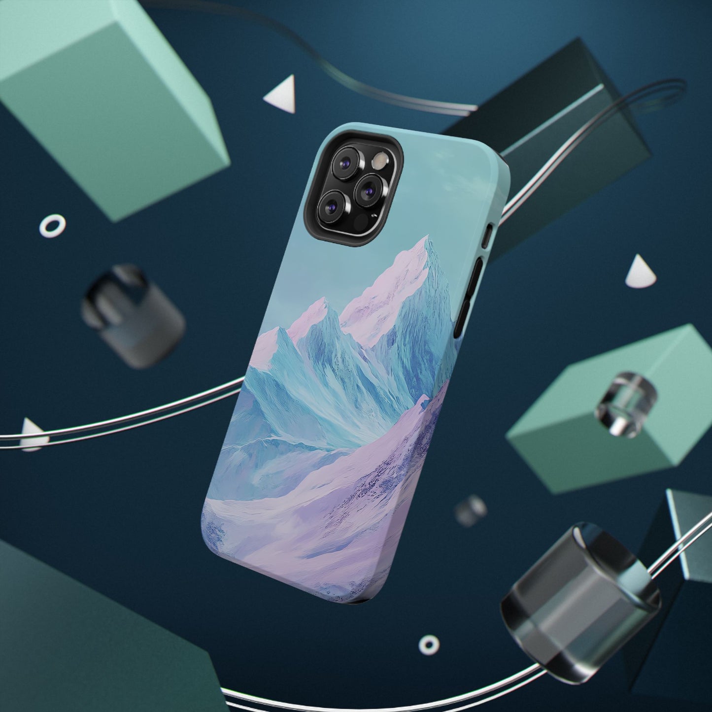 Mountain Landscape Phone Case - Impact-Resistant Protection for Nature Lovers