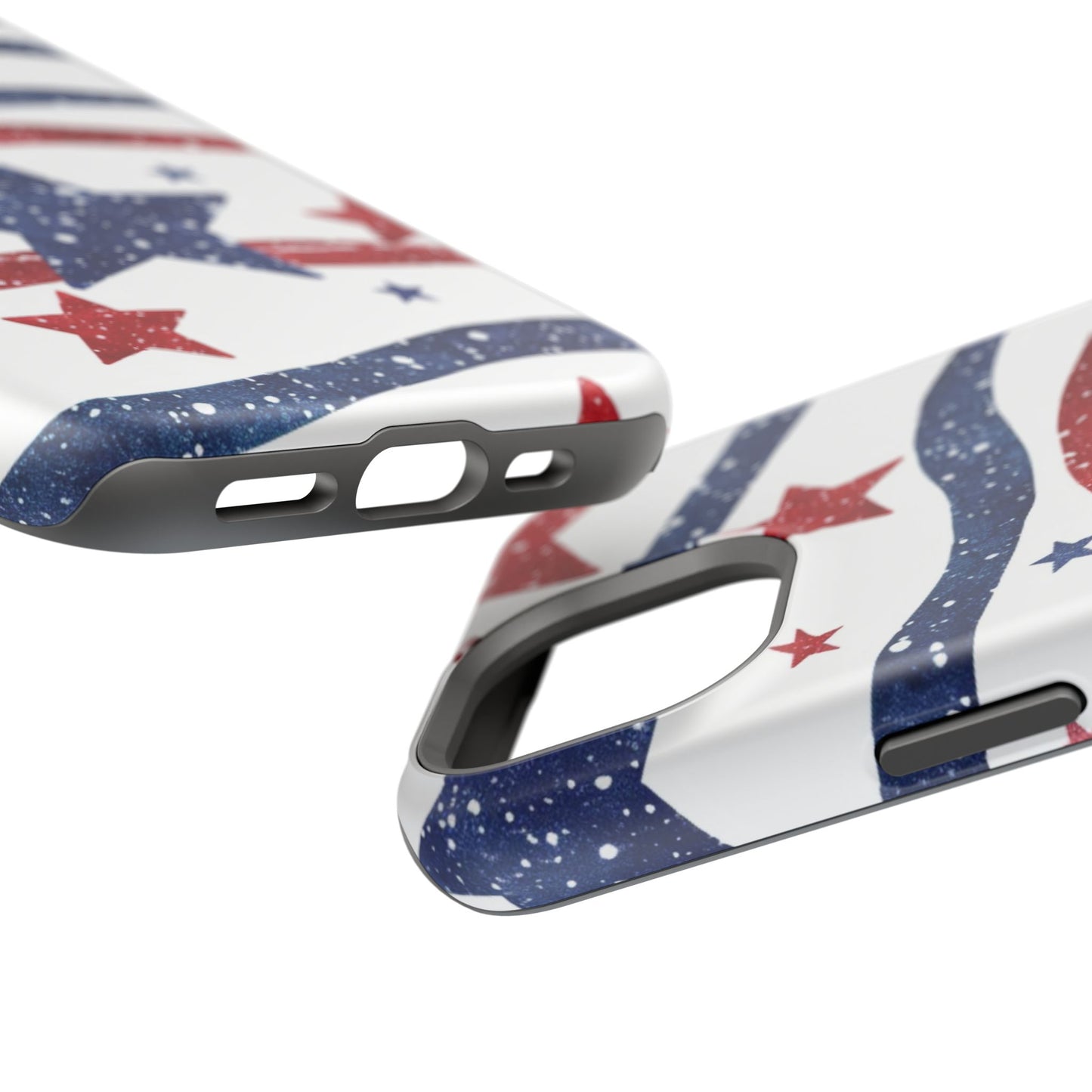 Stars & Stripes Design Impact-Resistant Phone Case