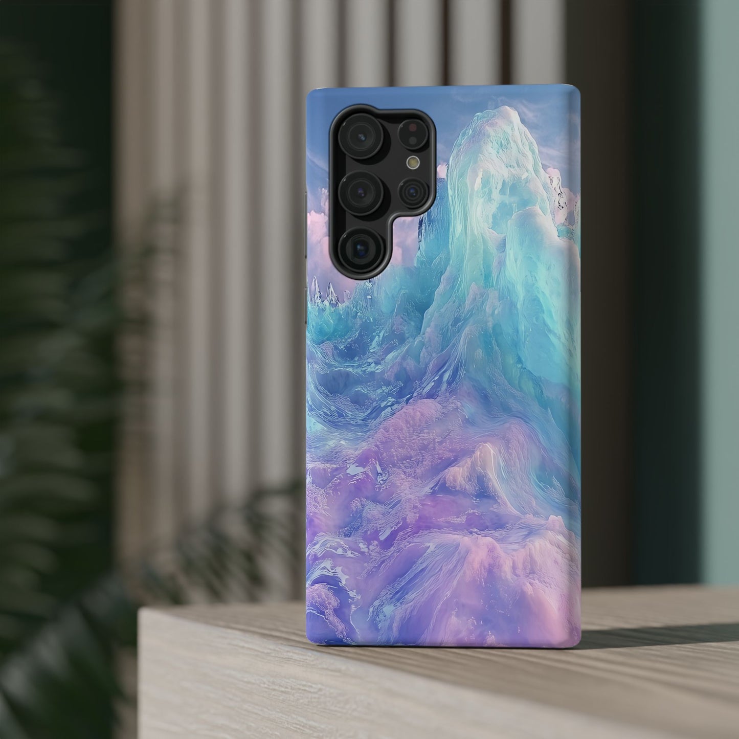 Phone Case - Colorful Abstract Waves Design