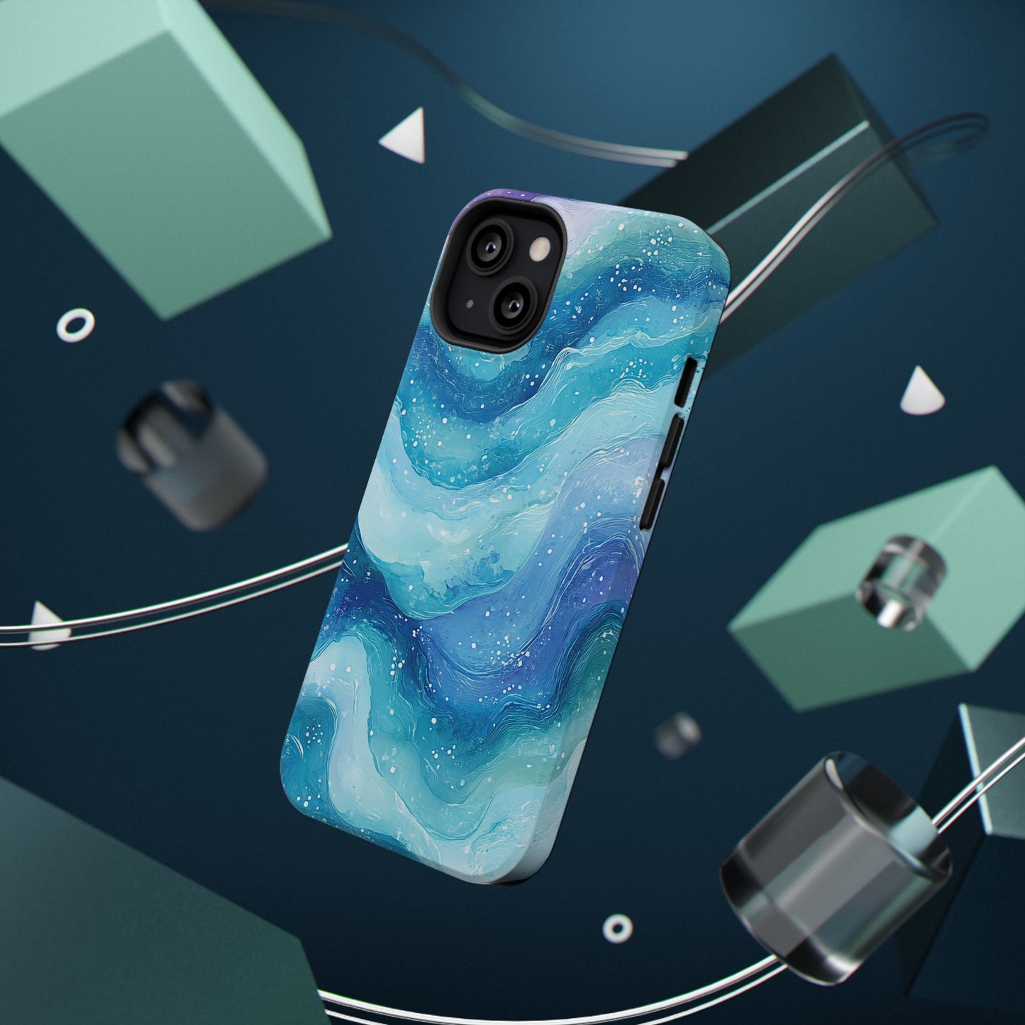 Ocean Wave Impact-Resistant Phone Case - Stylish and Durable Design