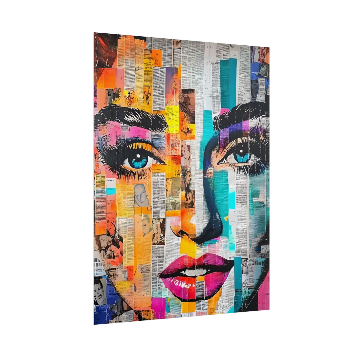Retro Pop Culture Woman 6-Vibrant Art Wall Decor