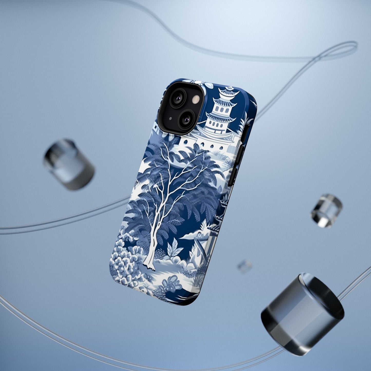 Elegant Blue Landscape Phone Case