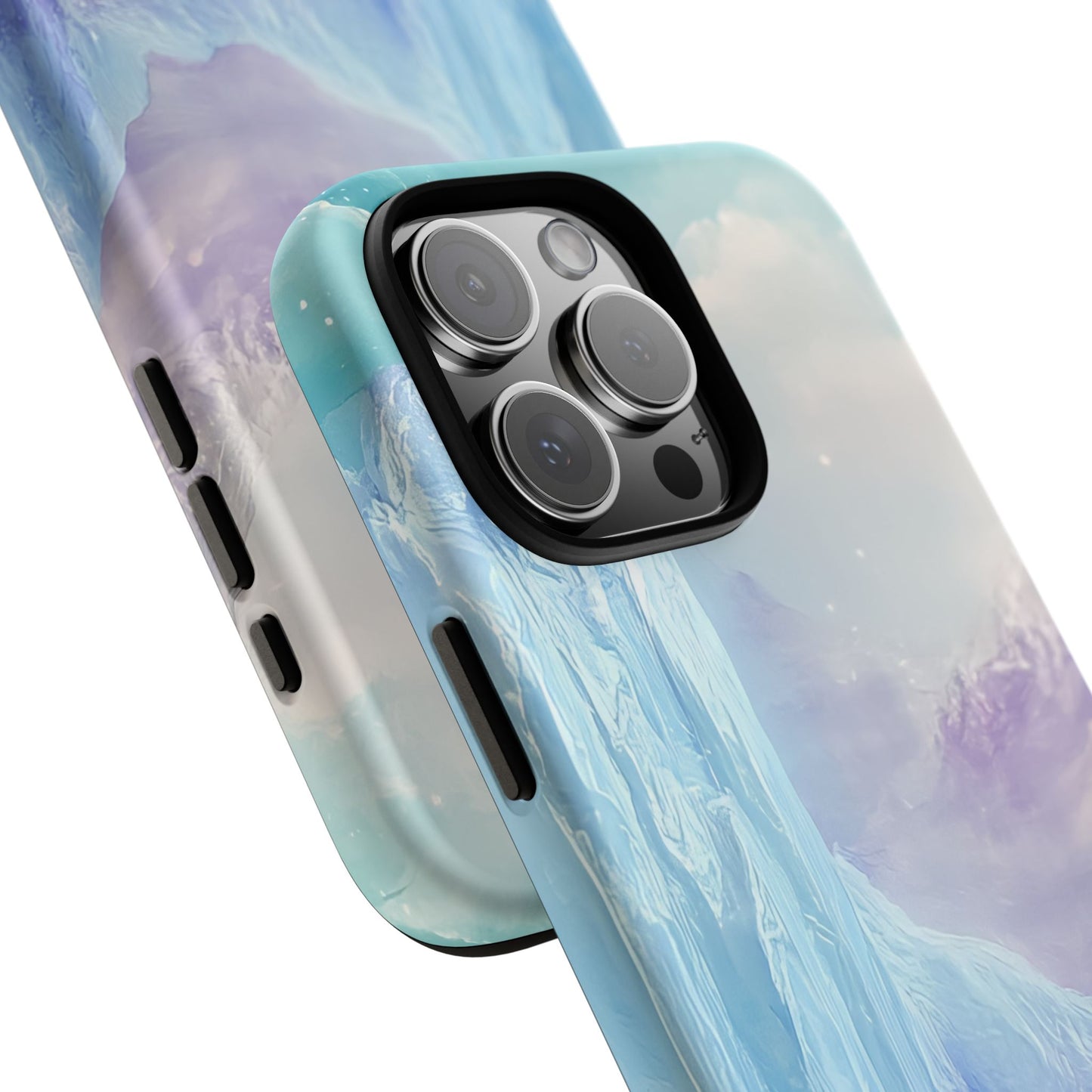 Artistic Phone Case with Iceberg Design