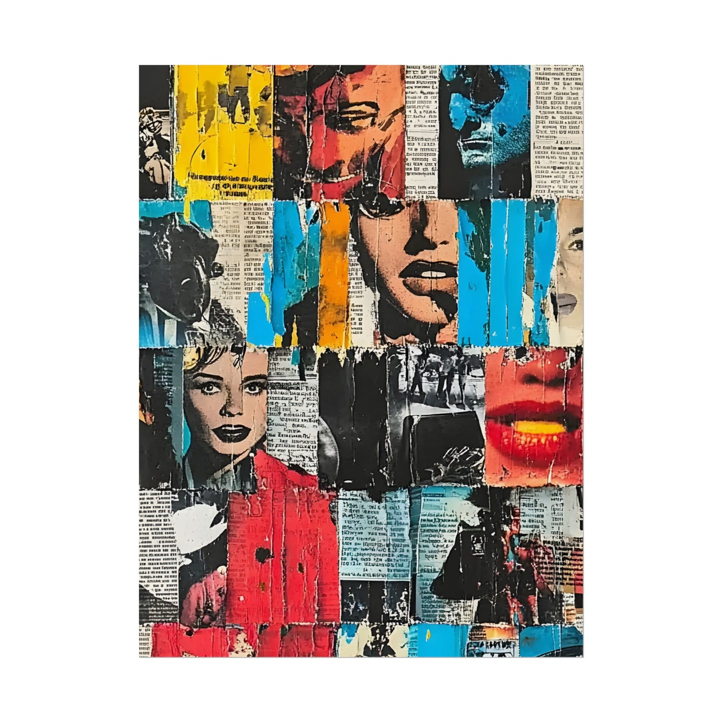 Retro Pop Culture Girl 7 - wall art