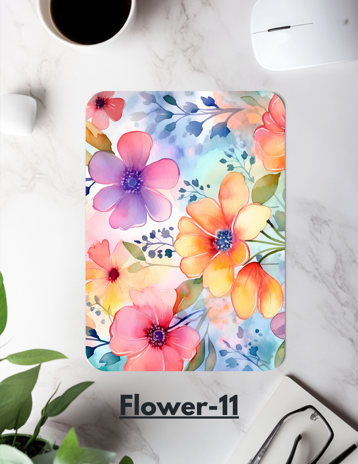 Spring Flowers Mouse pad - 2-pack