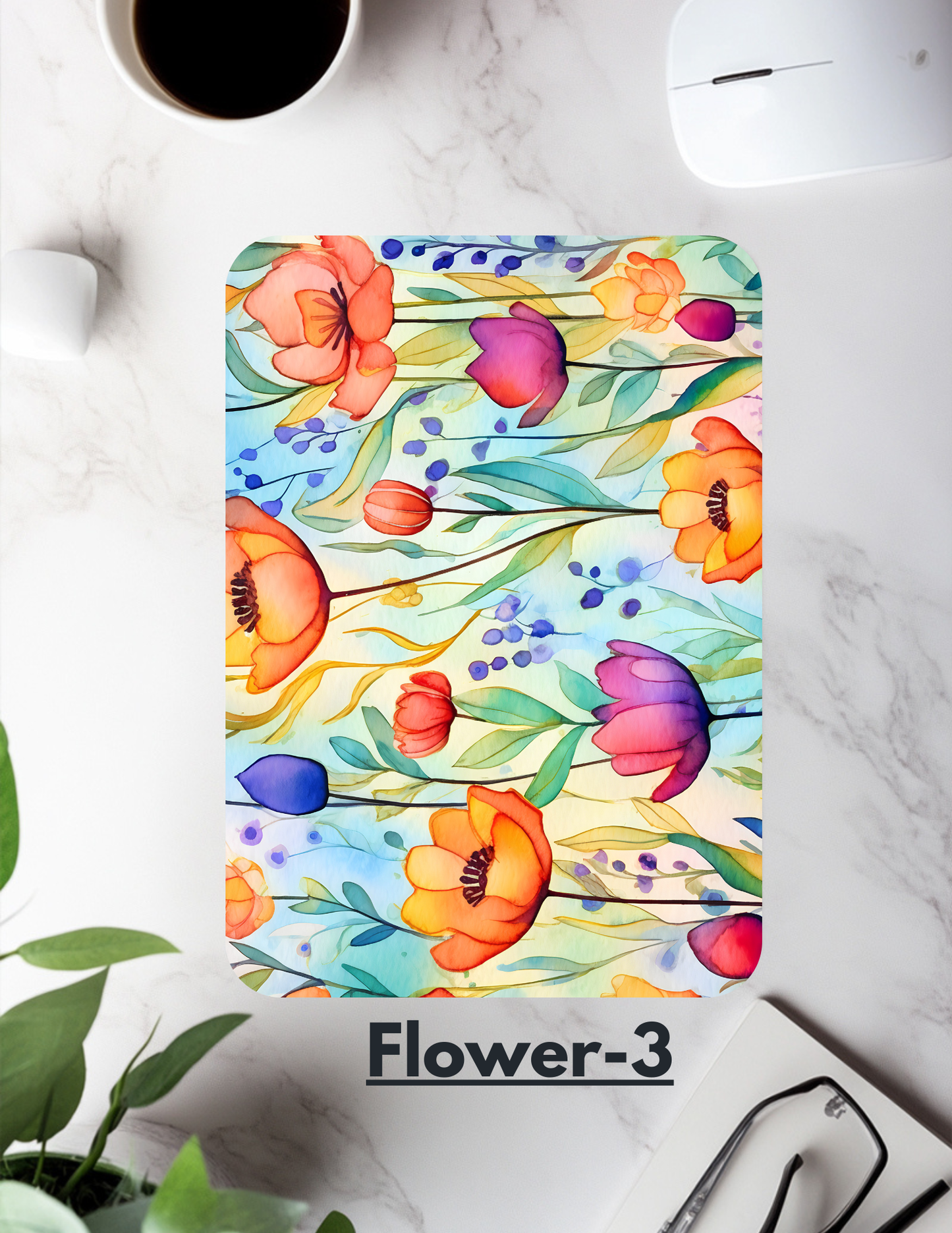 Spring Flowers Mouse pad - 2-pack